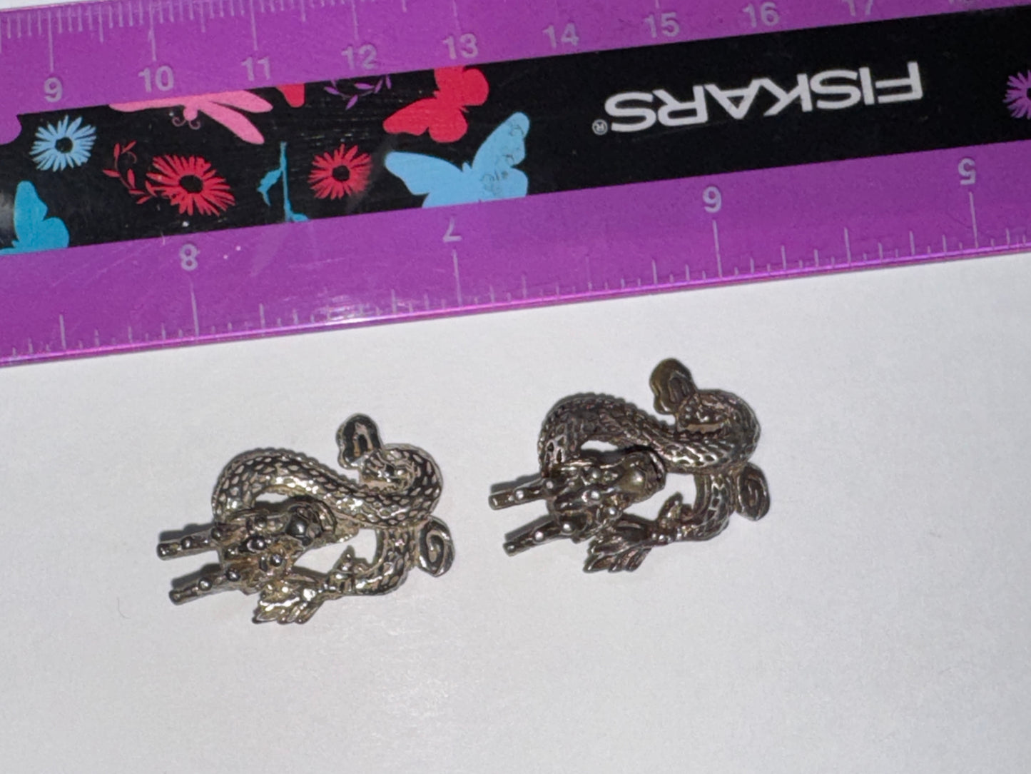 Sterling Silver Asian Dragon Pendant