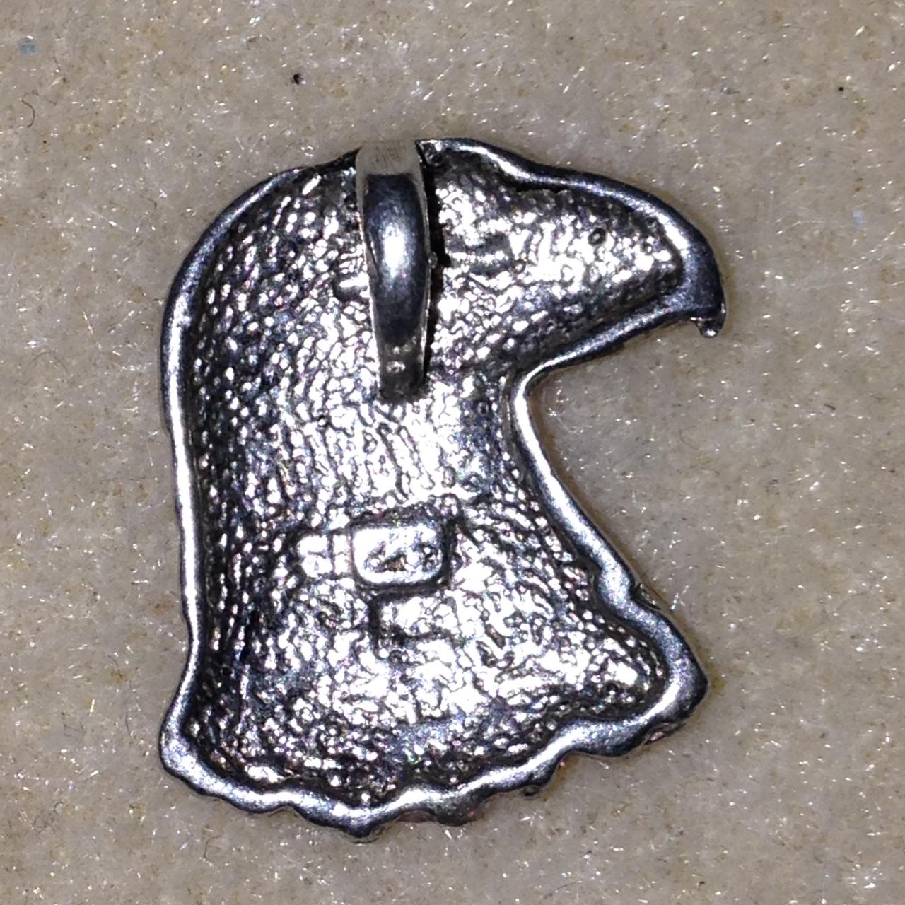 Sterling Silver Eagle Head Pendant