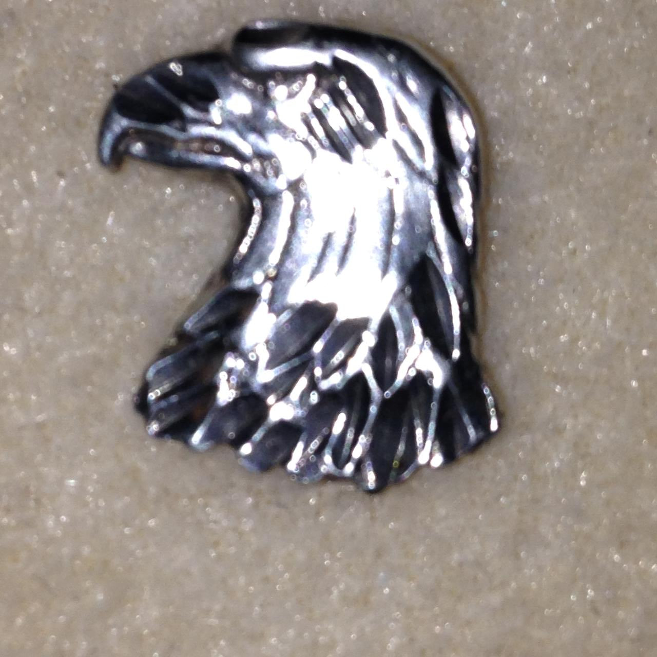 Sterling Silver Eagle Head Pendant