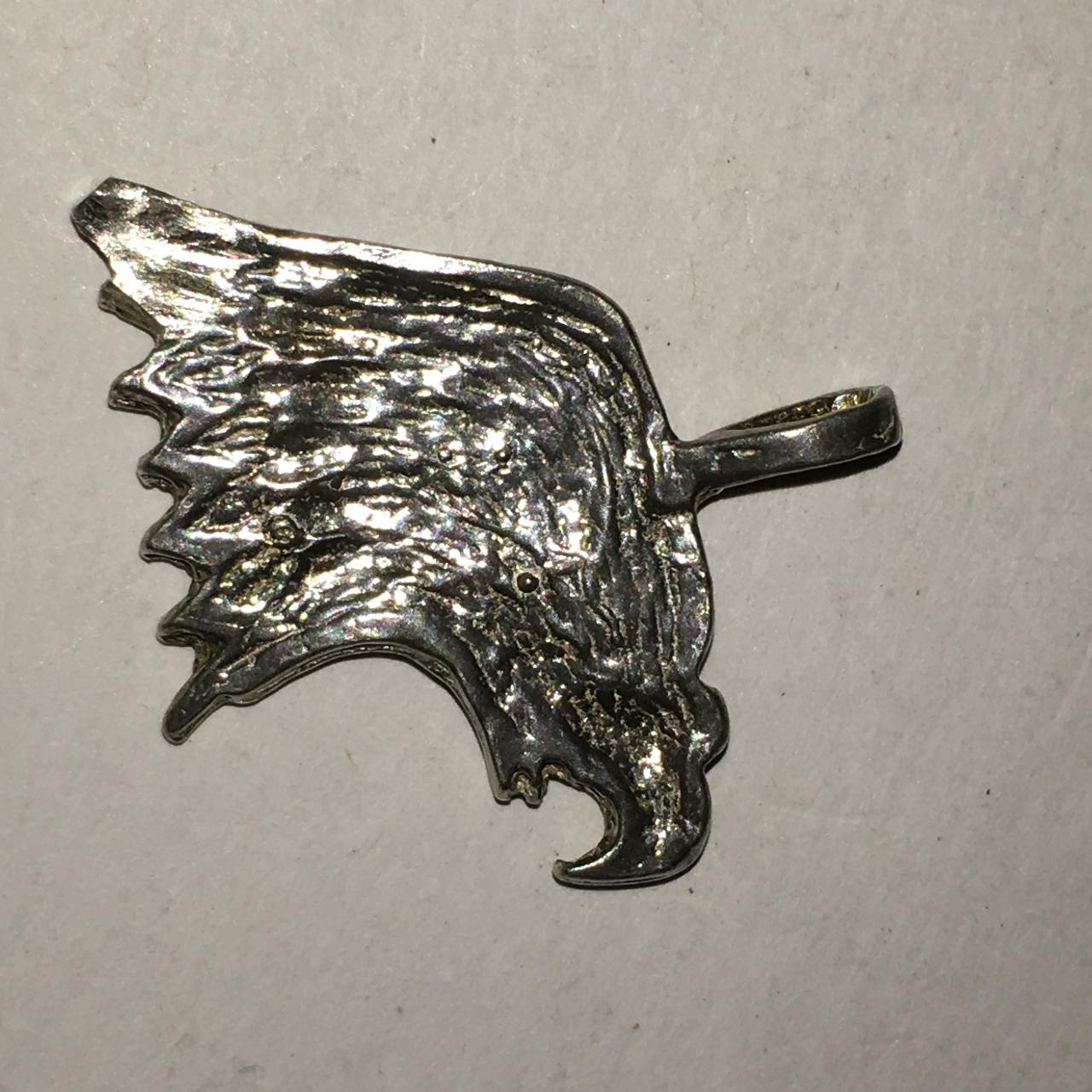 Sterling Silver Eagle Head Pendant