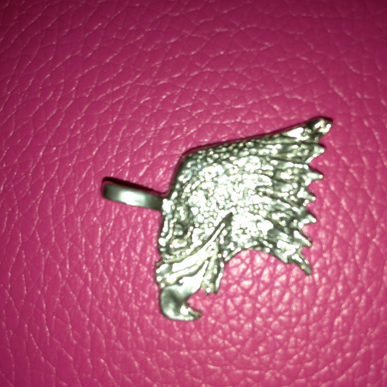 Sterling Silver Eagle Head Pendant