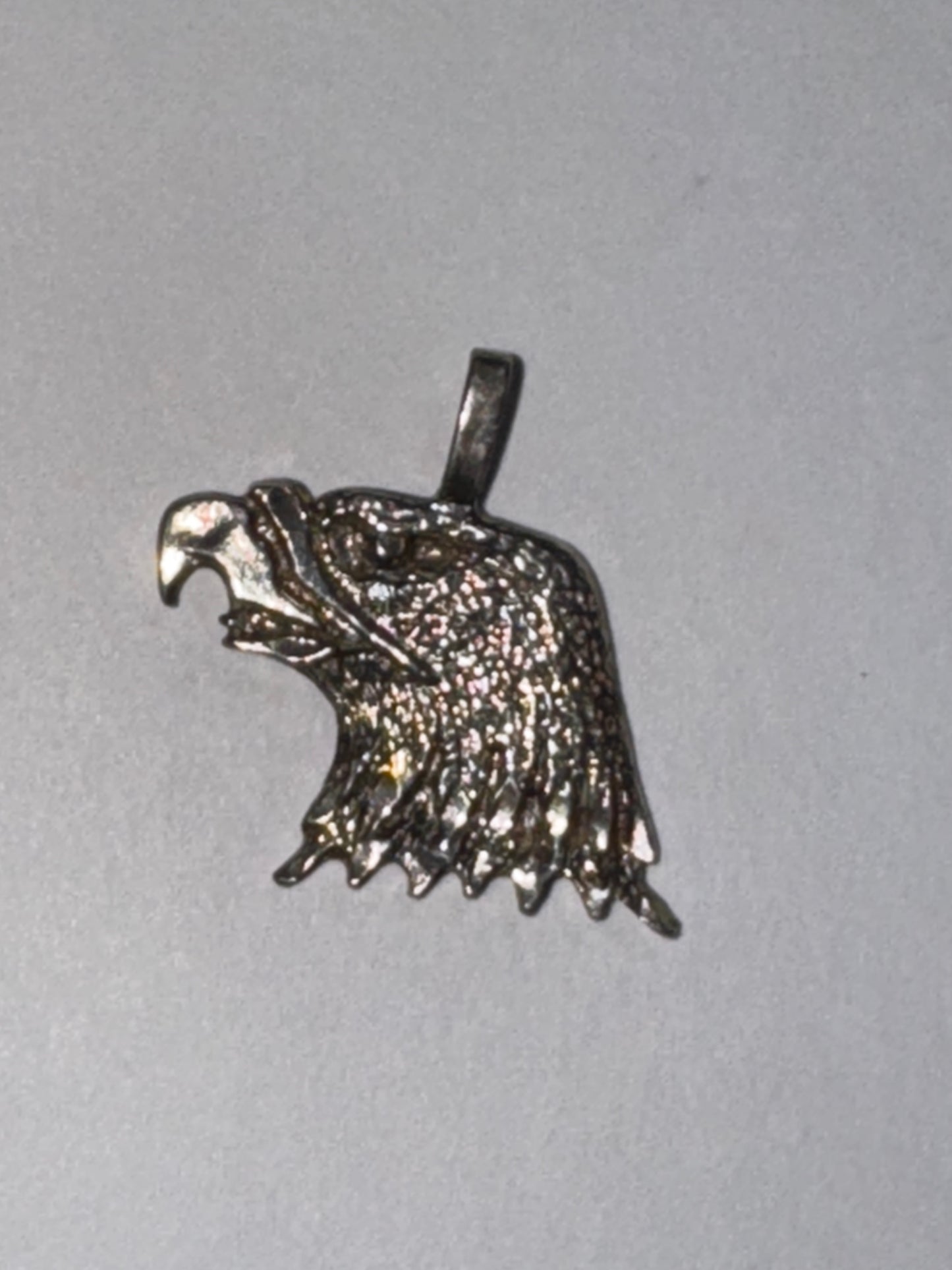 Sterling Silver Eagle Head Pendant