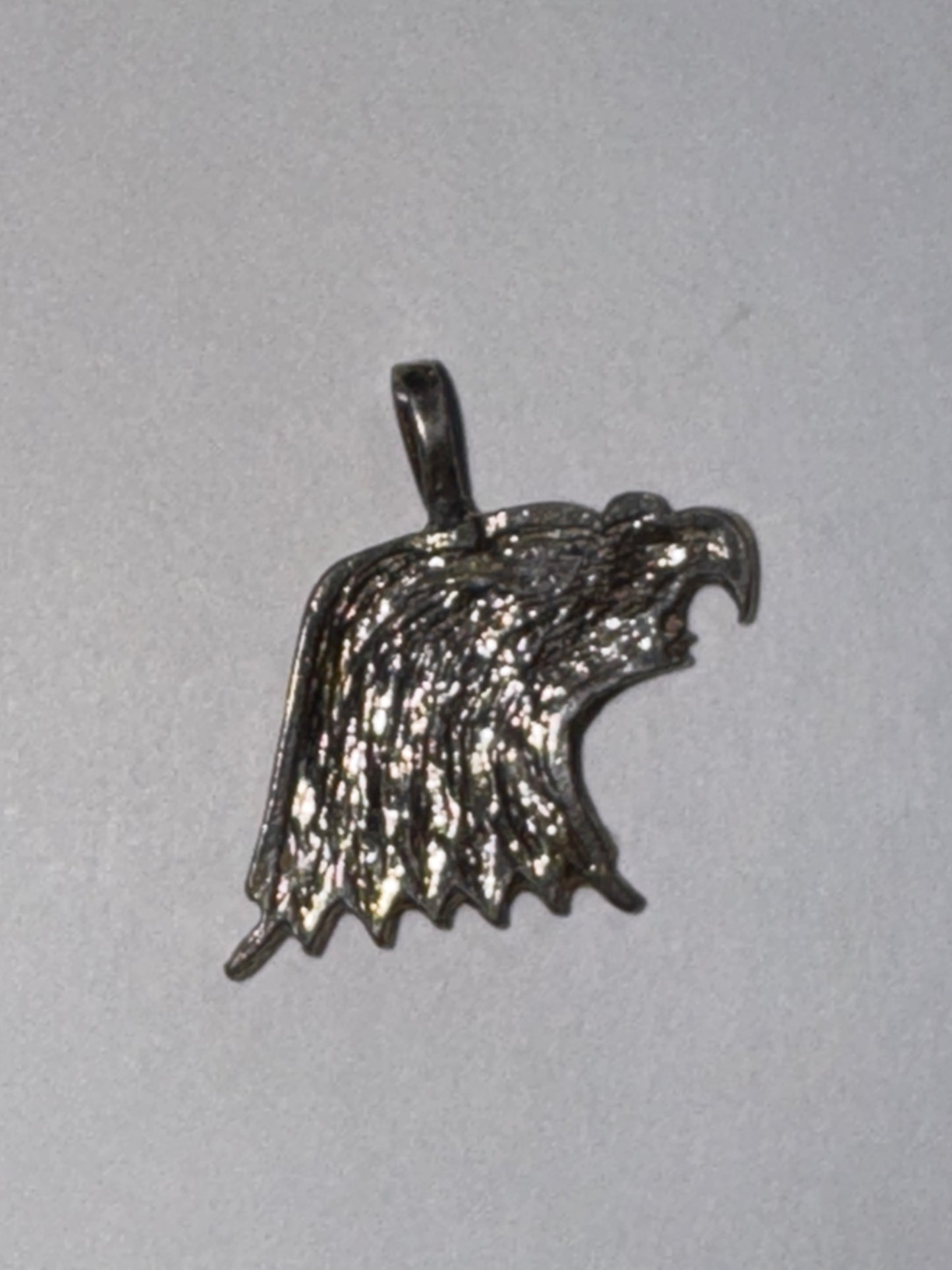 Sterling Silver Eagle Head Pendant
