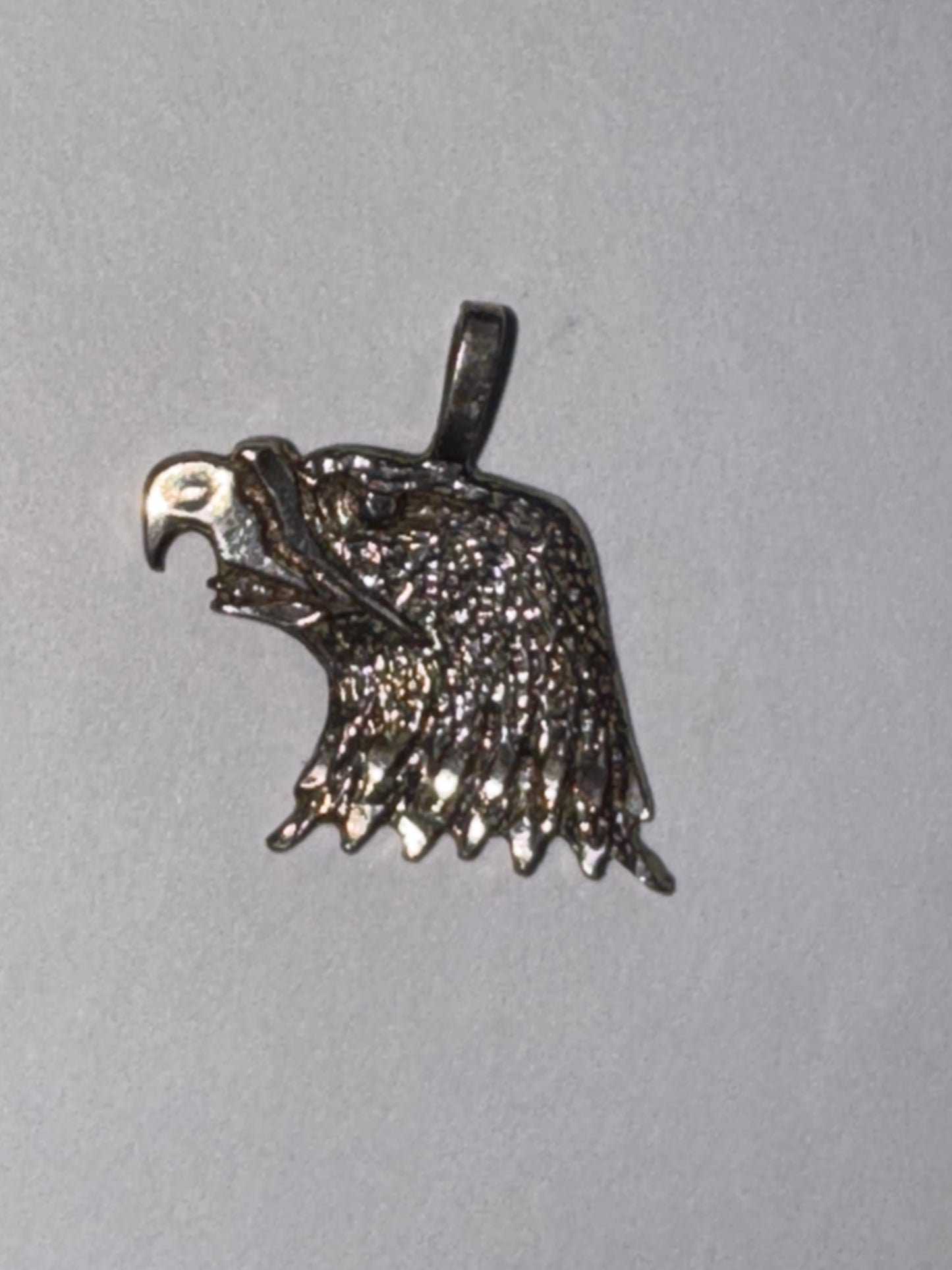 Sterling Silver Eagle Head Pendant