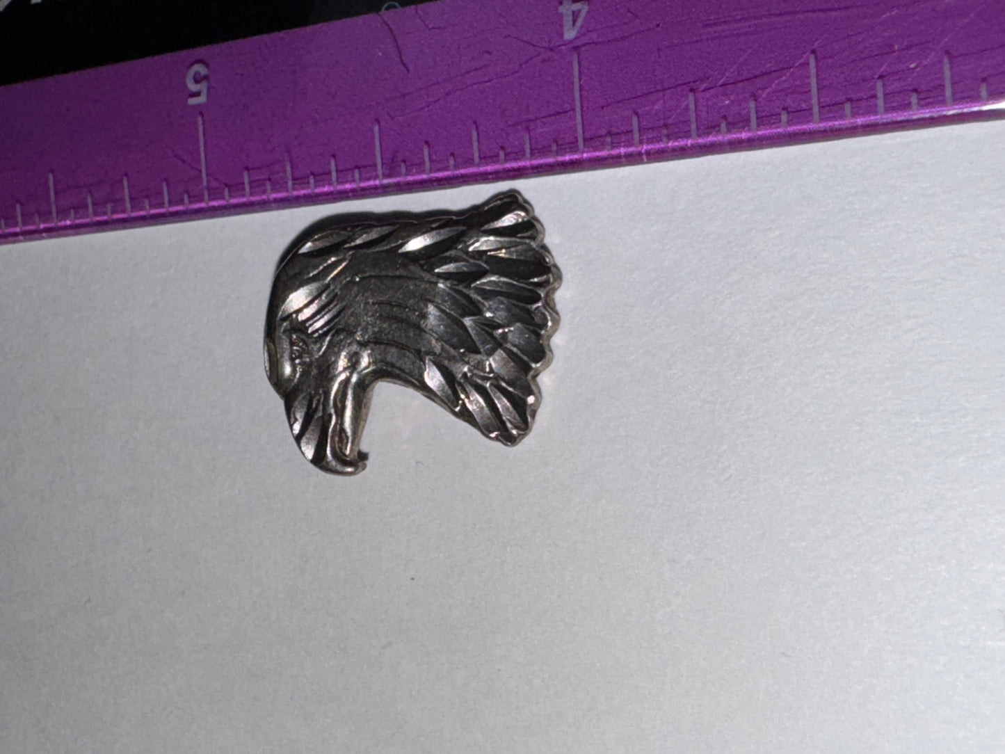 Sterling Silver Eagle Head Pendant