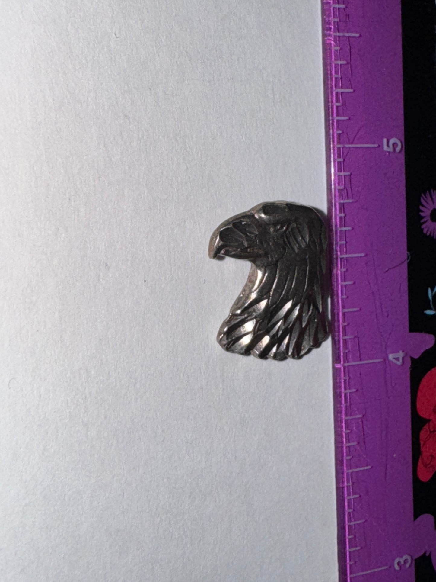Sterling Silver Eagle Head Pendant