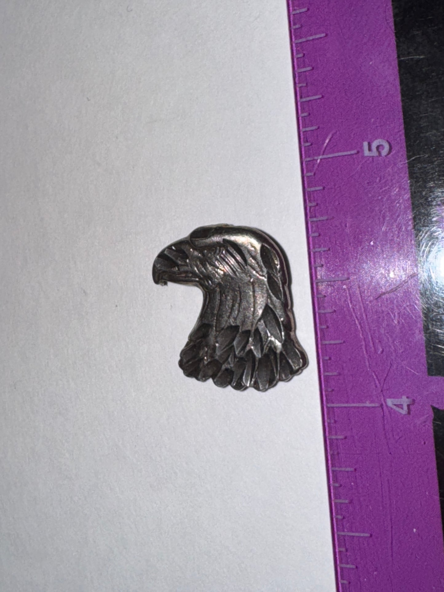 Sterling Silver Eagle Head Pendant