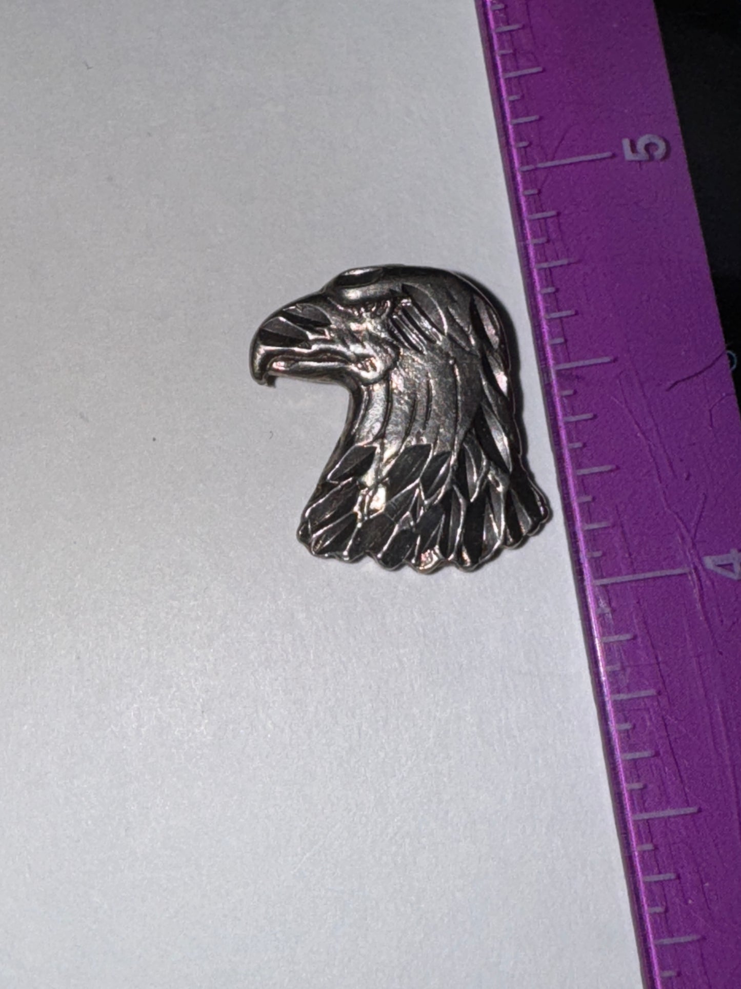 Sterling Silver Eagle Head Pendant