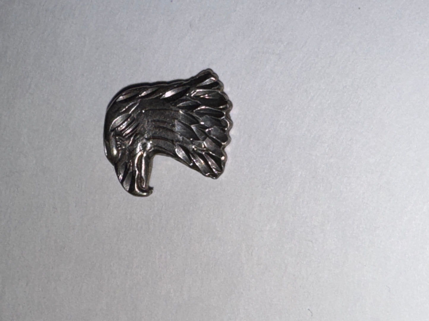 Sterling Silver Eagle Head Pendant