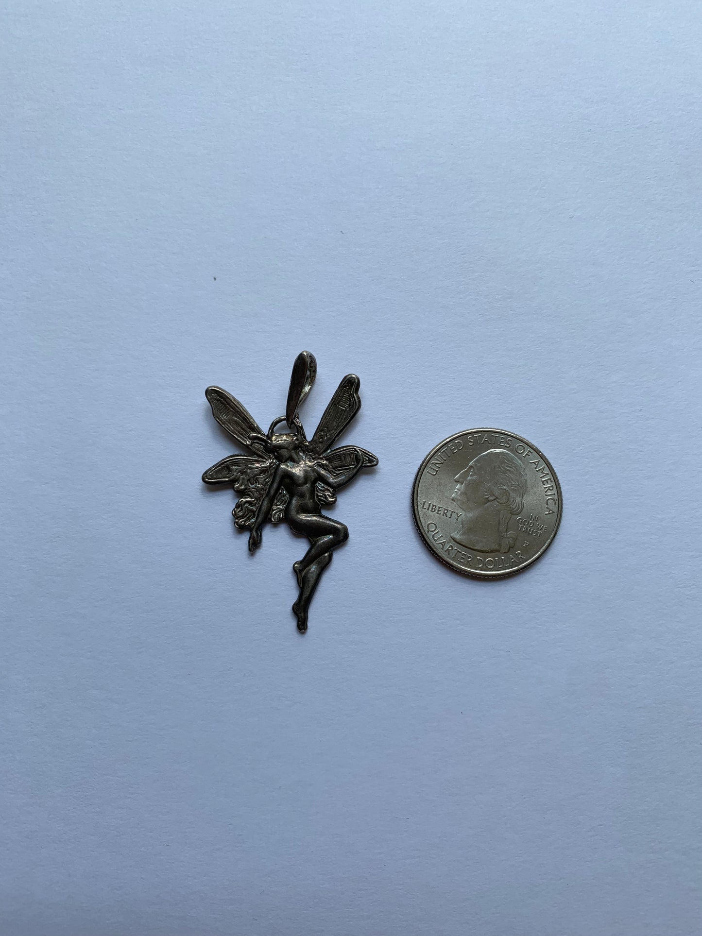 Sterling Silver Fairy Pendant