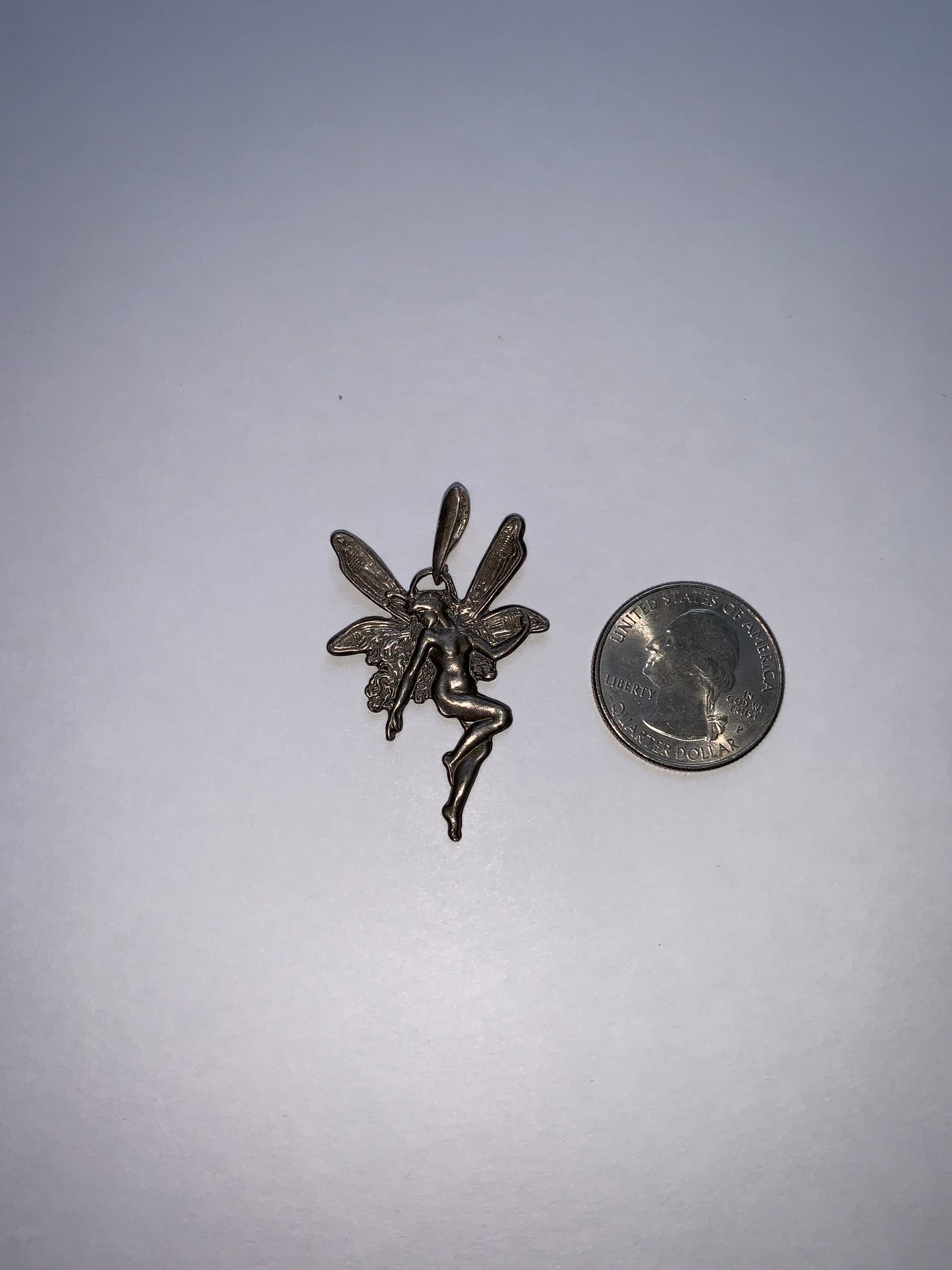 Sterling Silver Fairy Pendant