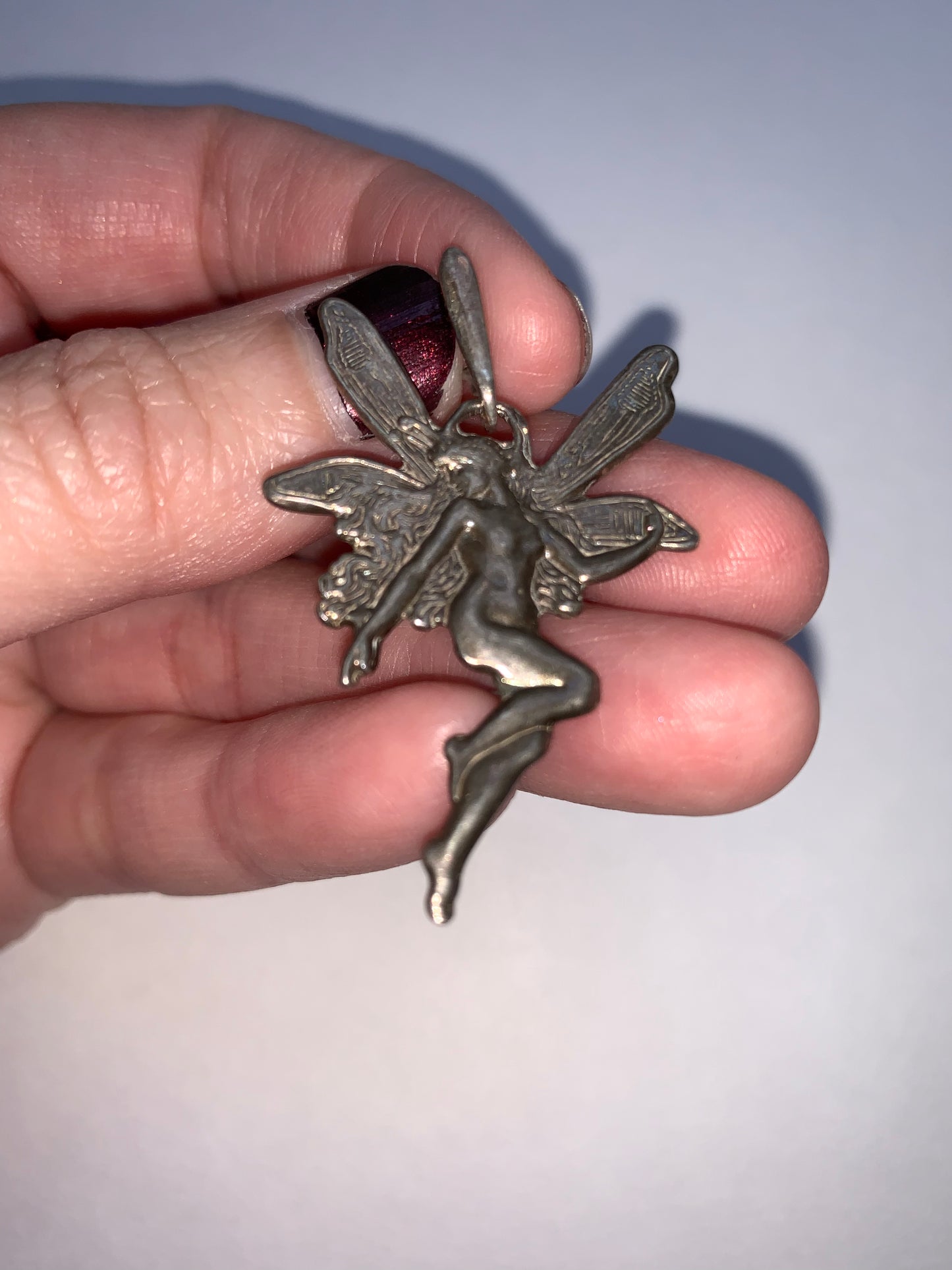 Sterling Silver Fairy Pendant