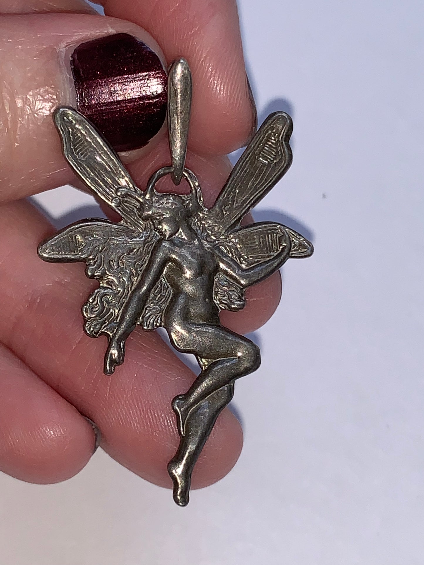 Sterling Silver Fairy Pendant