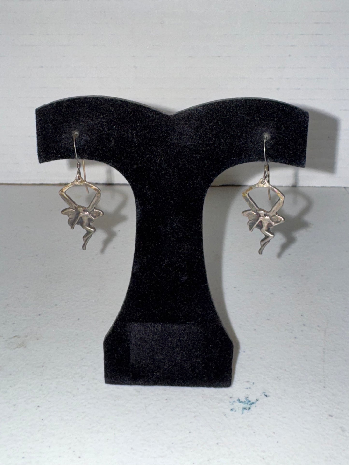 Sterling Silver Fairy Dangle Earrings