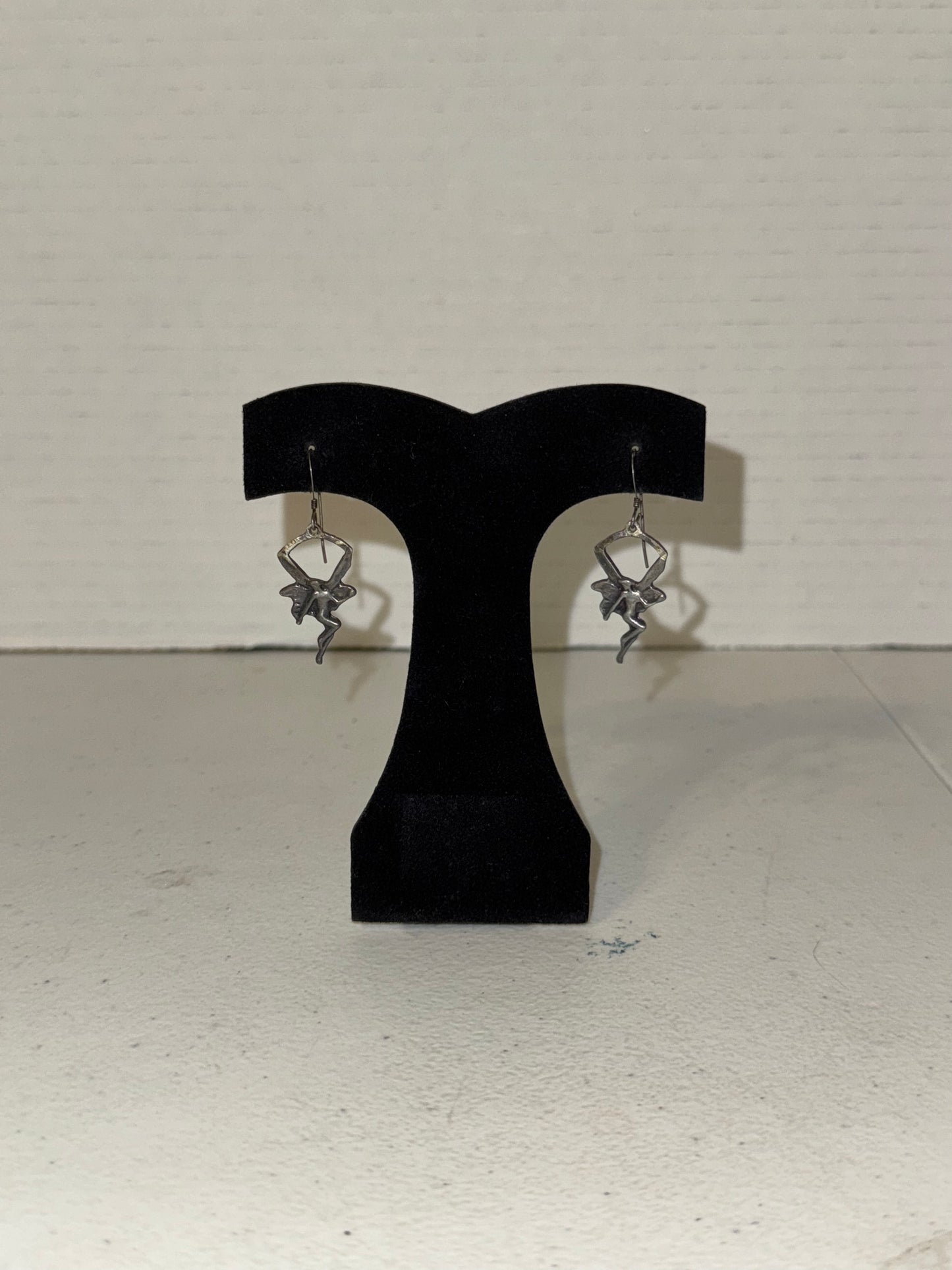 Sterling Silver Fairy Dangle Earrings
