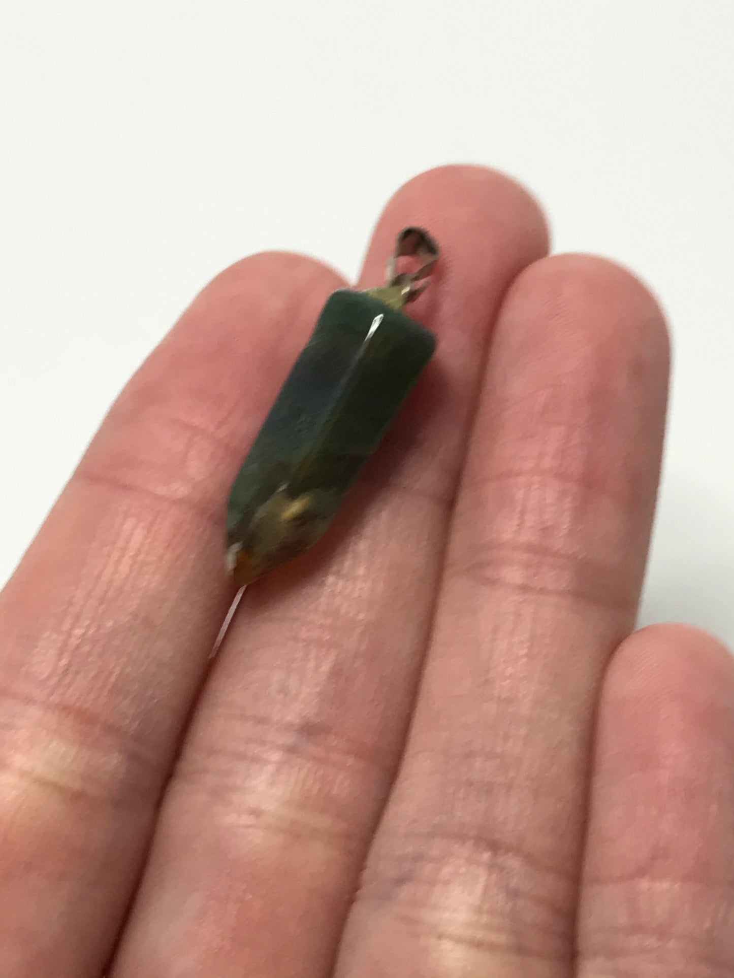 Fancy Jasper Point Pendant