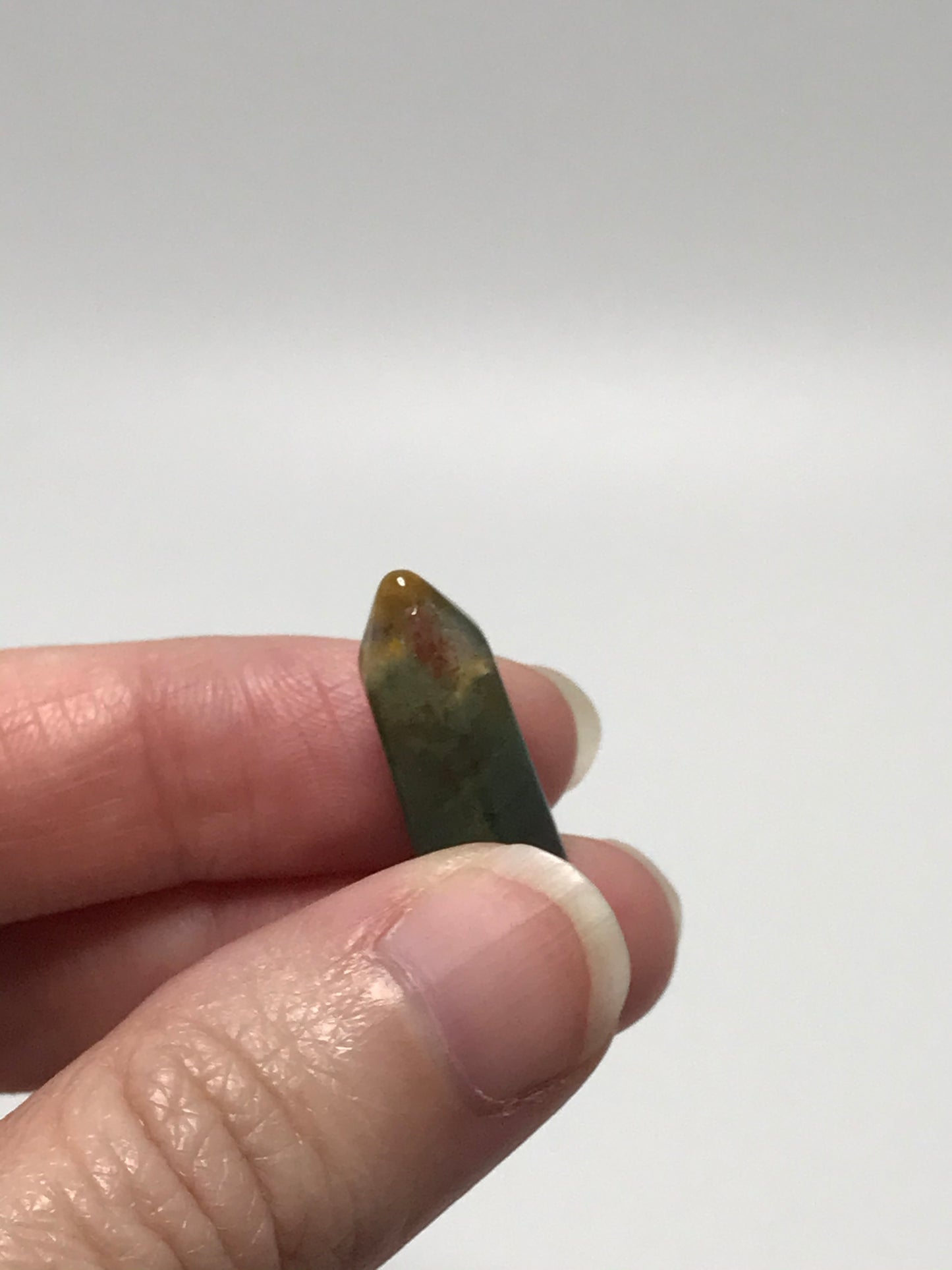 Fancy Jasper Pendulum Point Pendant
