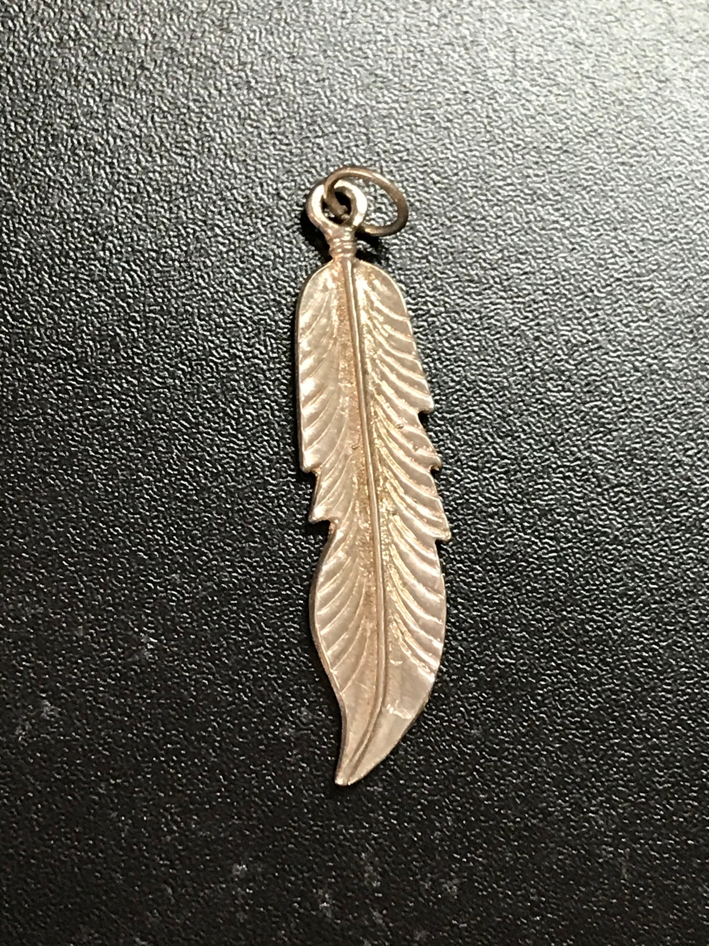 Sterling Silver Feather Pendant
