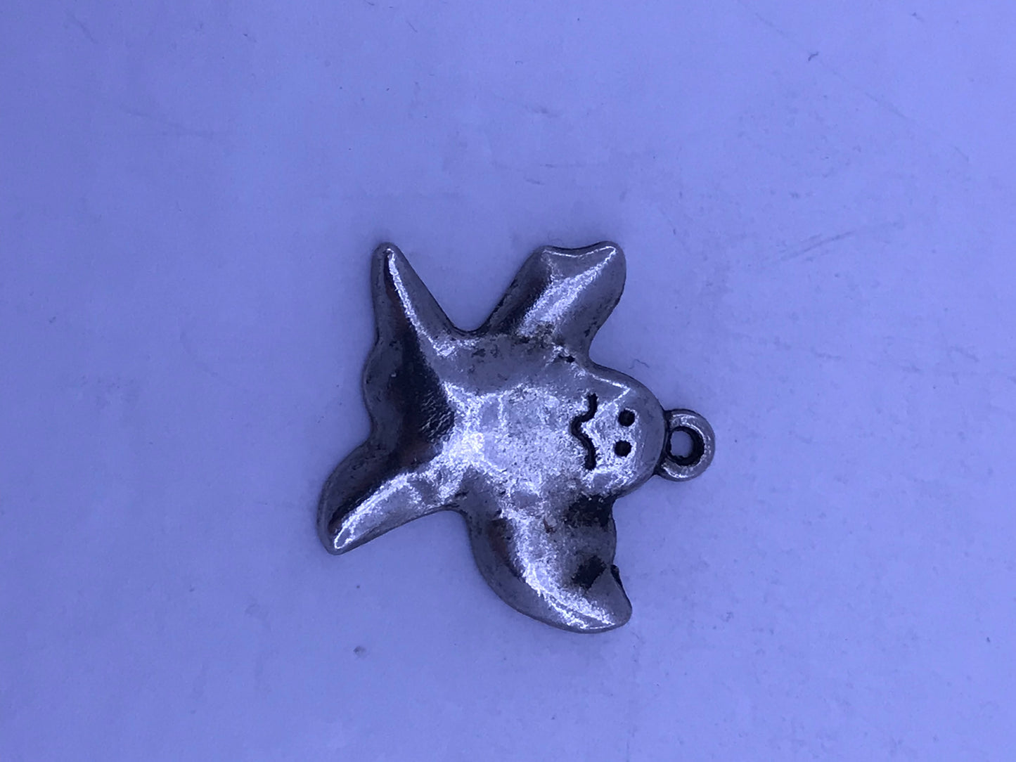 Pewter Halloween Ghost Charm
