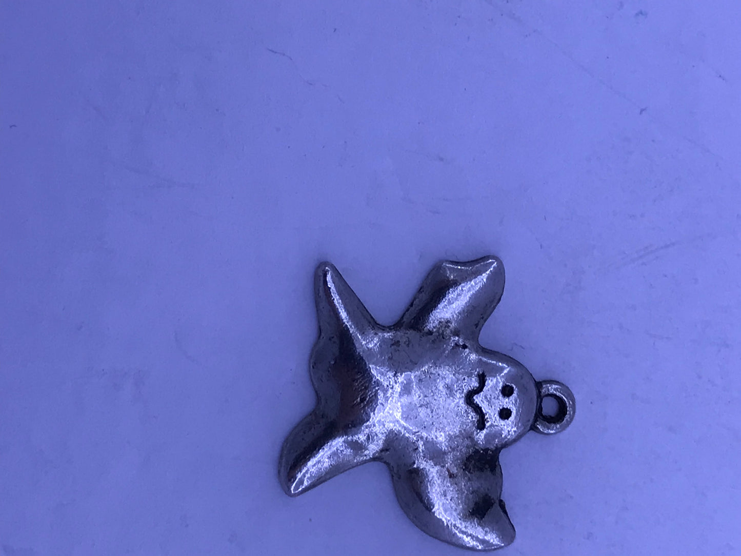 Pewter Halloween Ghost Charm