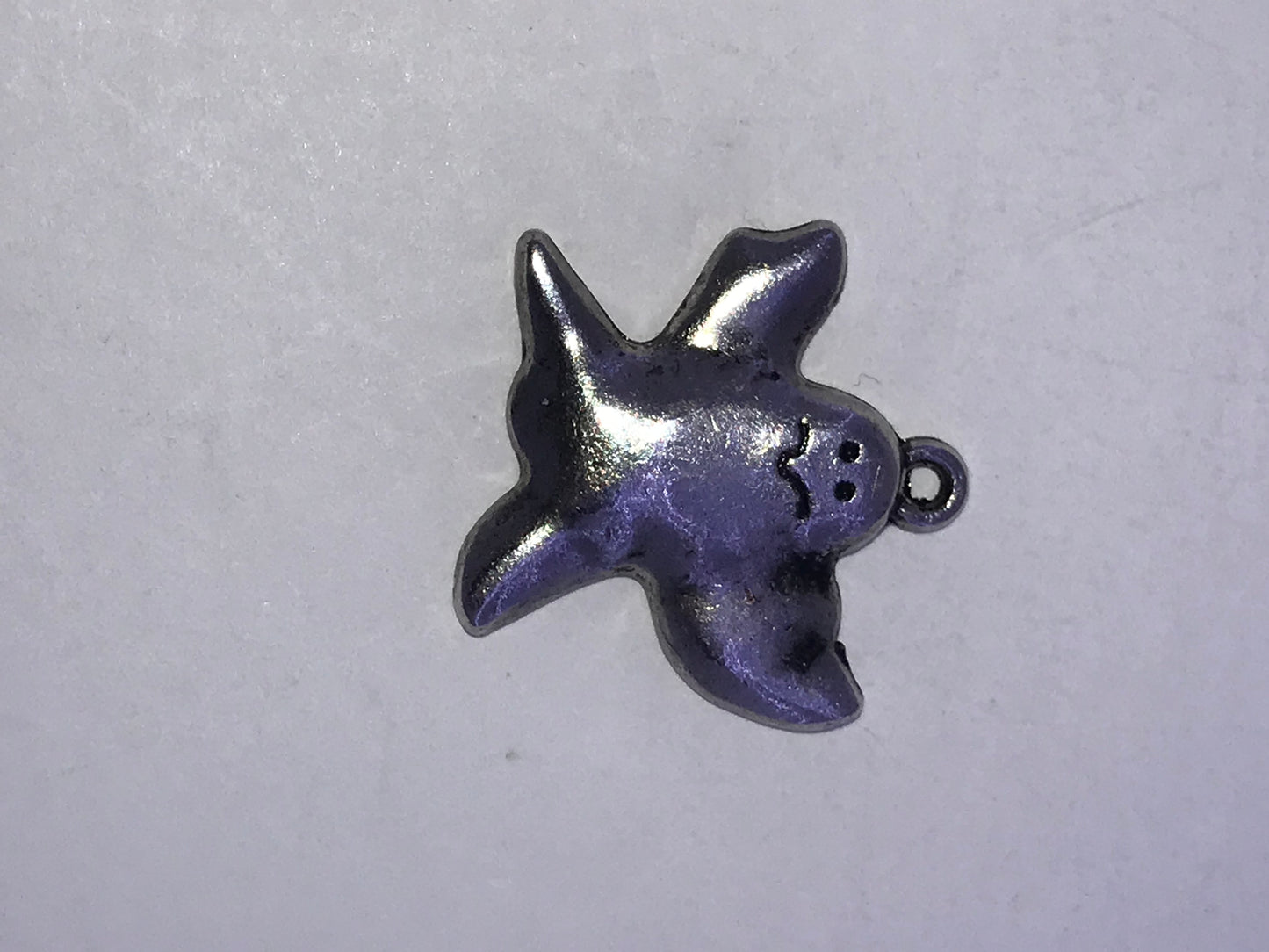 Pewter Halloween Ghost Charm
