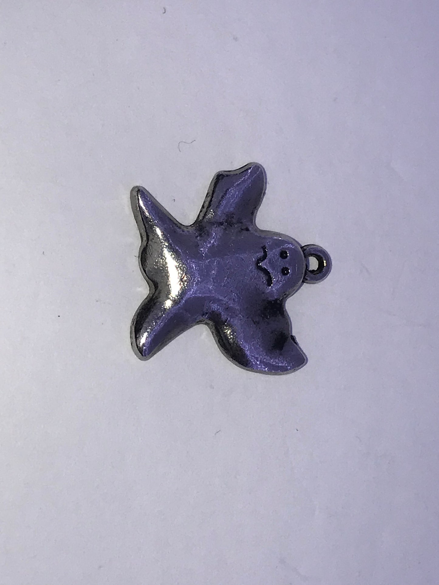 Pewter Halloween Ghost Charm