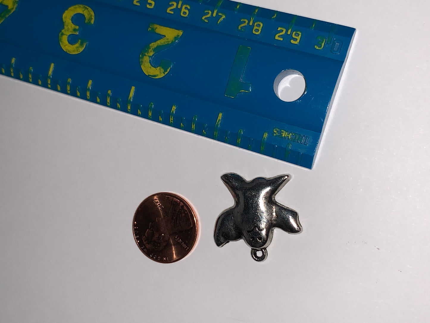 Pewter Halloween Ghost Charm