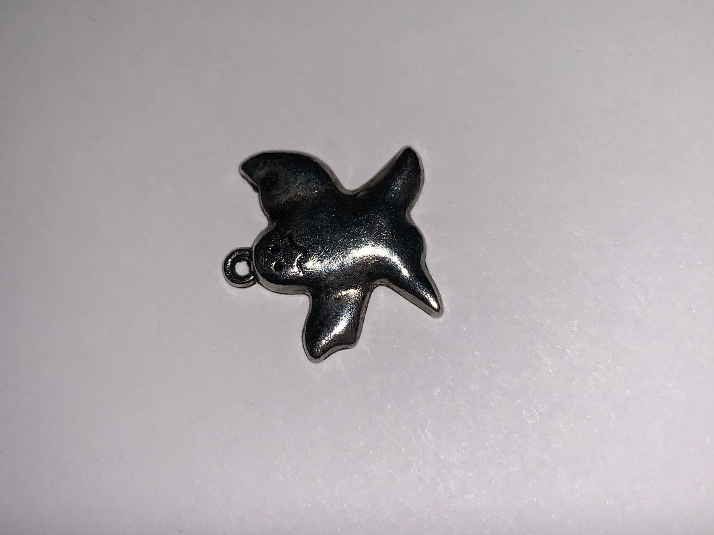 Pewter Halloween Ghost Charm