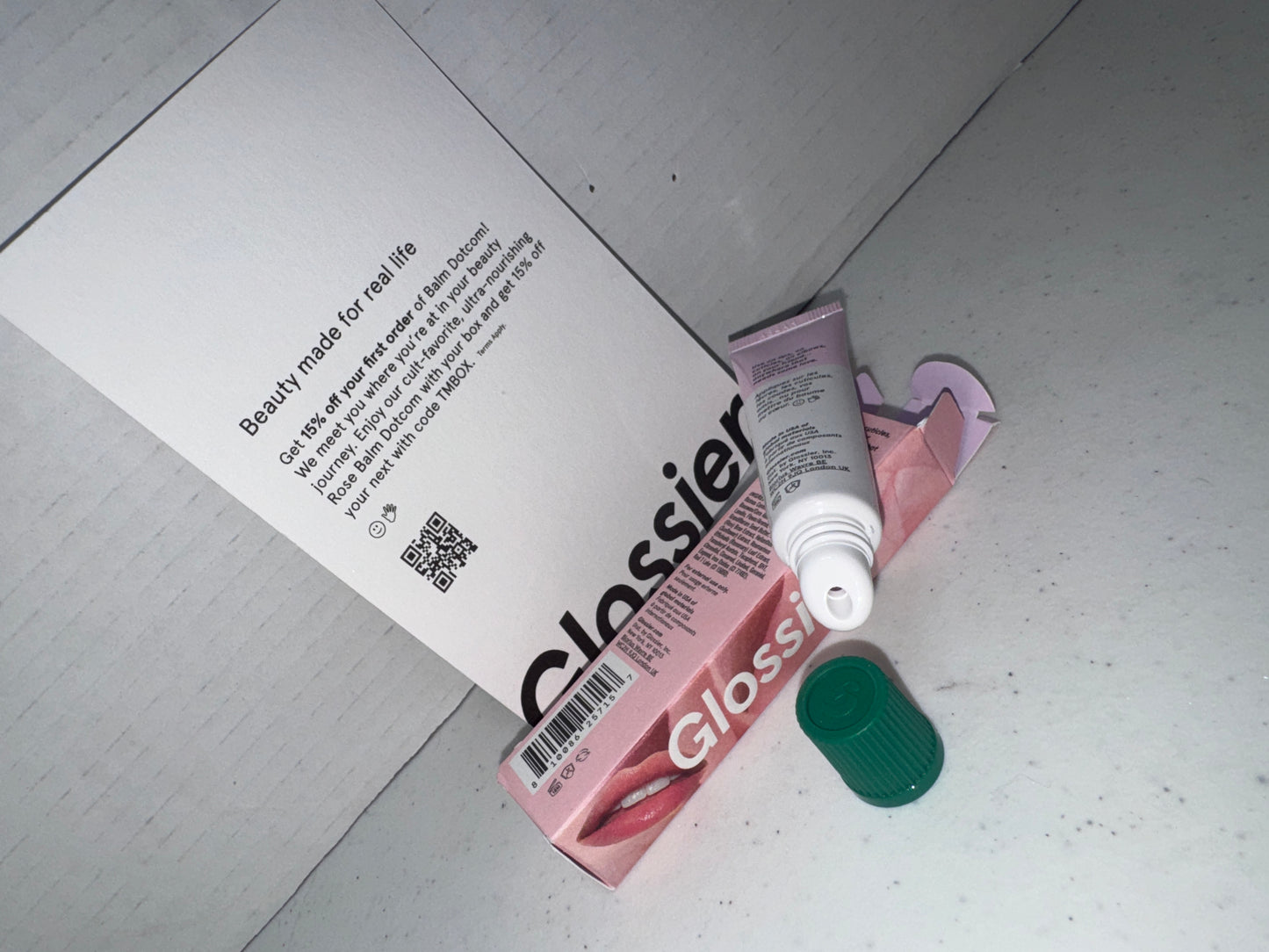 Glossier Rose Balm Dotcom, Brand New