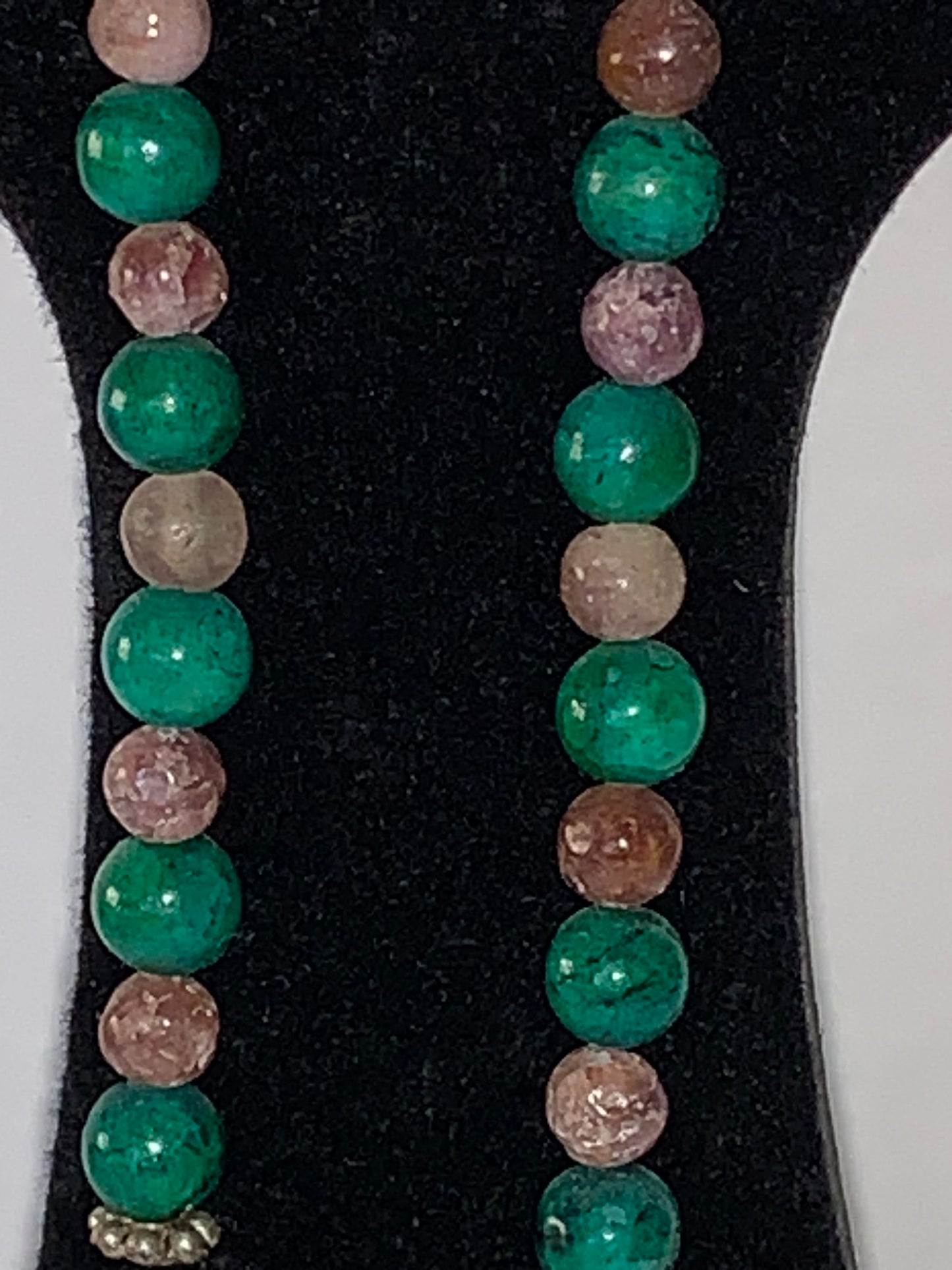 Grape Agate and Yellow Turquoise Dangle Earrings