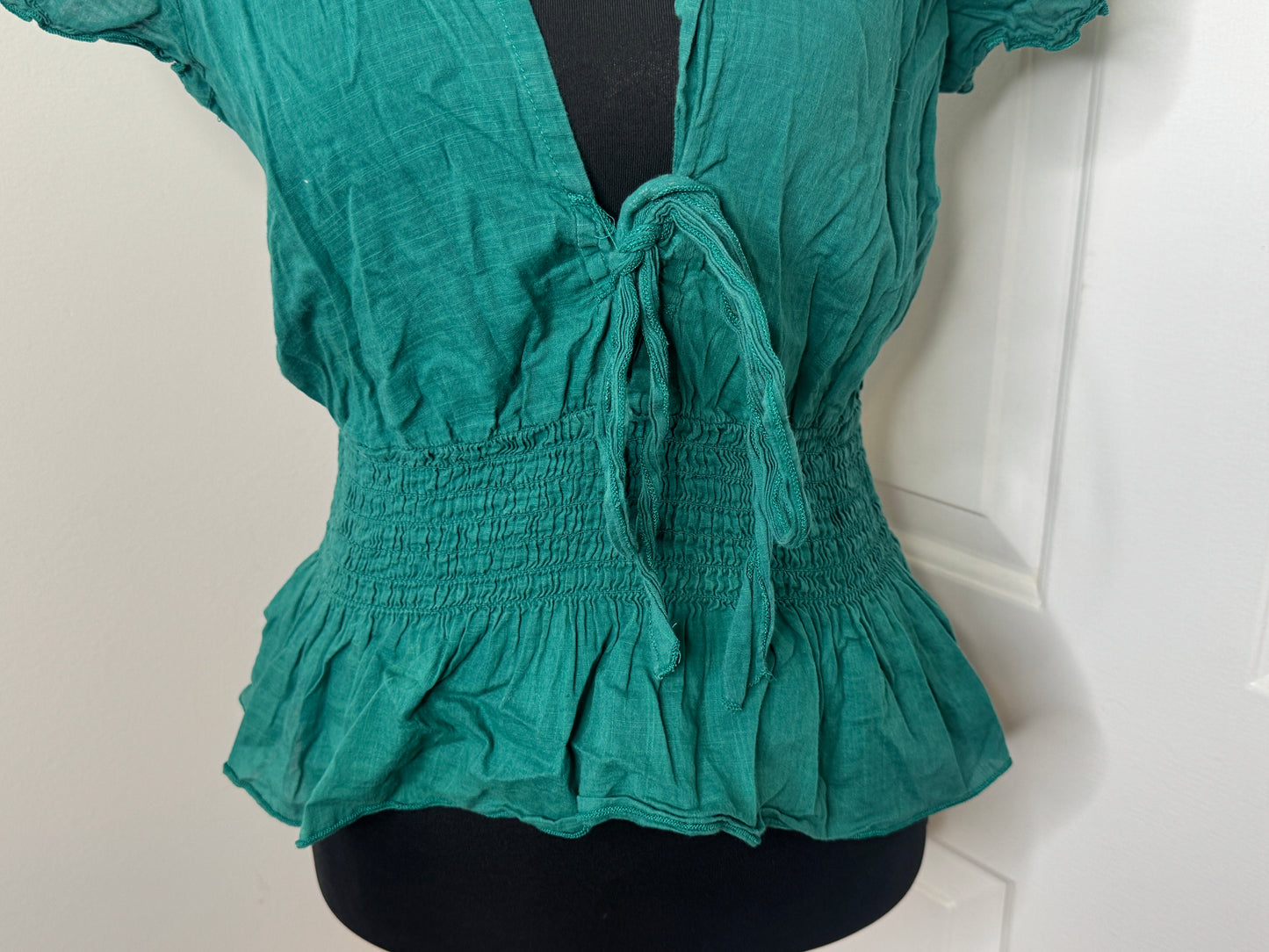 Green Charlotte Russe Blouse, Size Large