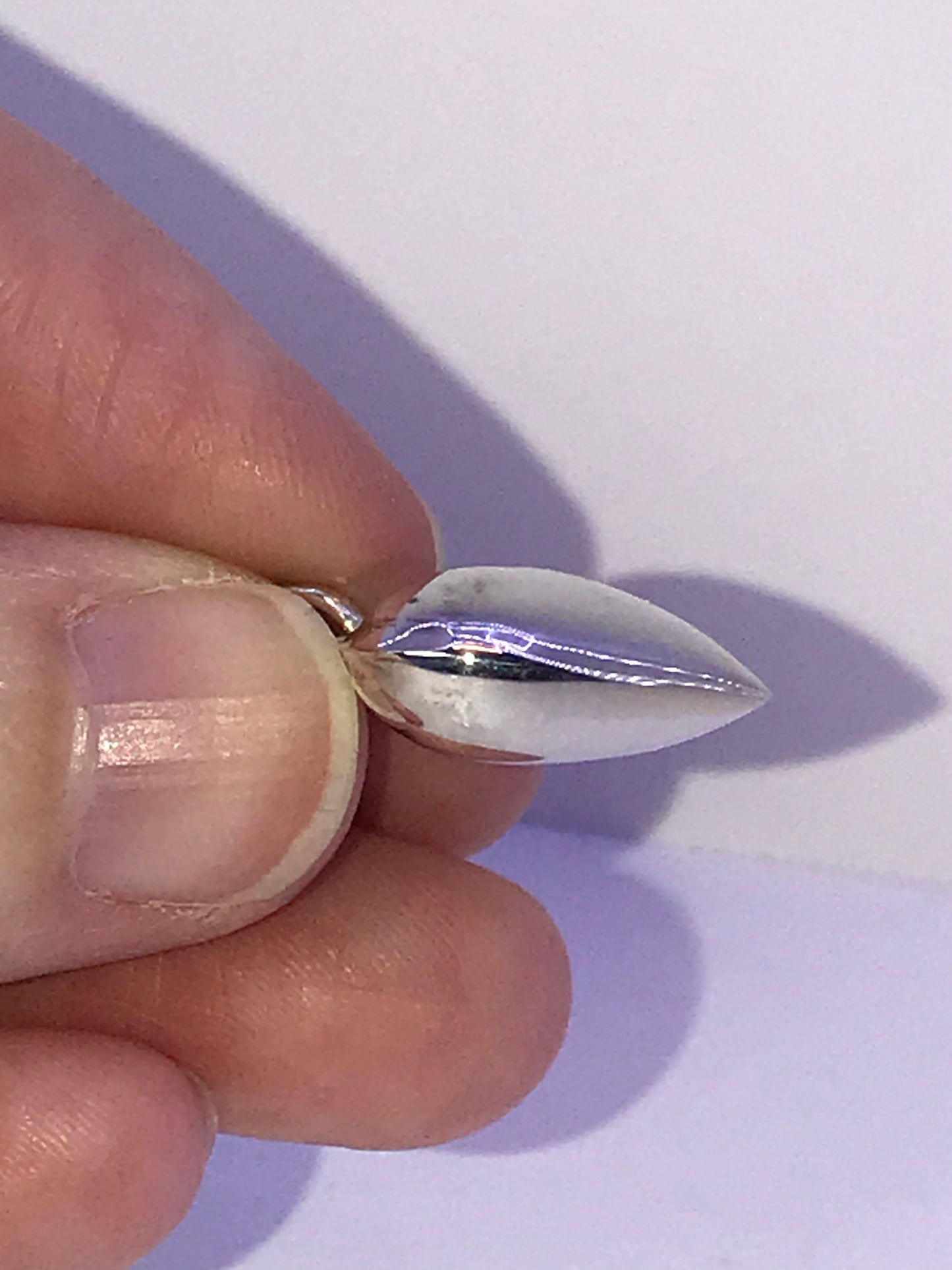 Sterling Silver Puffed Heart Pendant