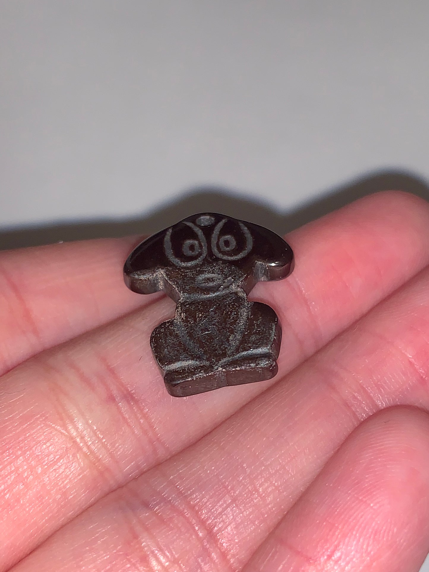 Hematite Dog Pendant