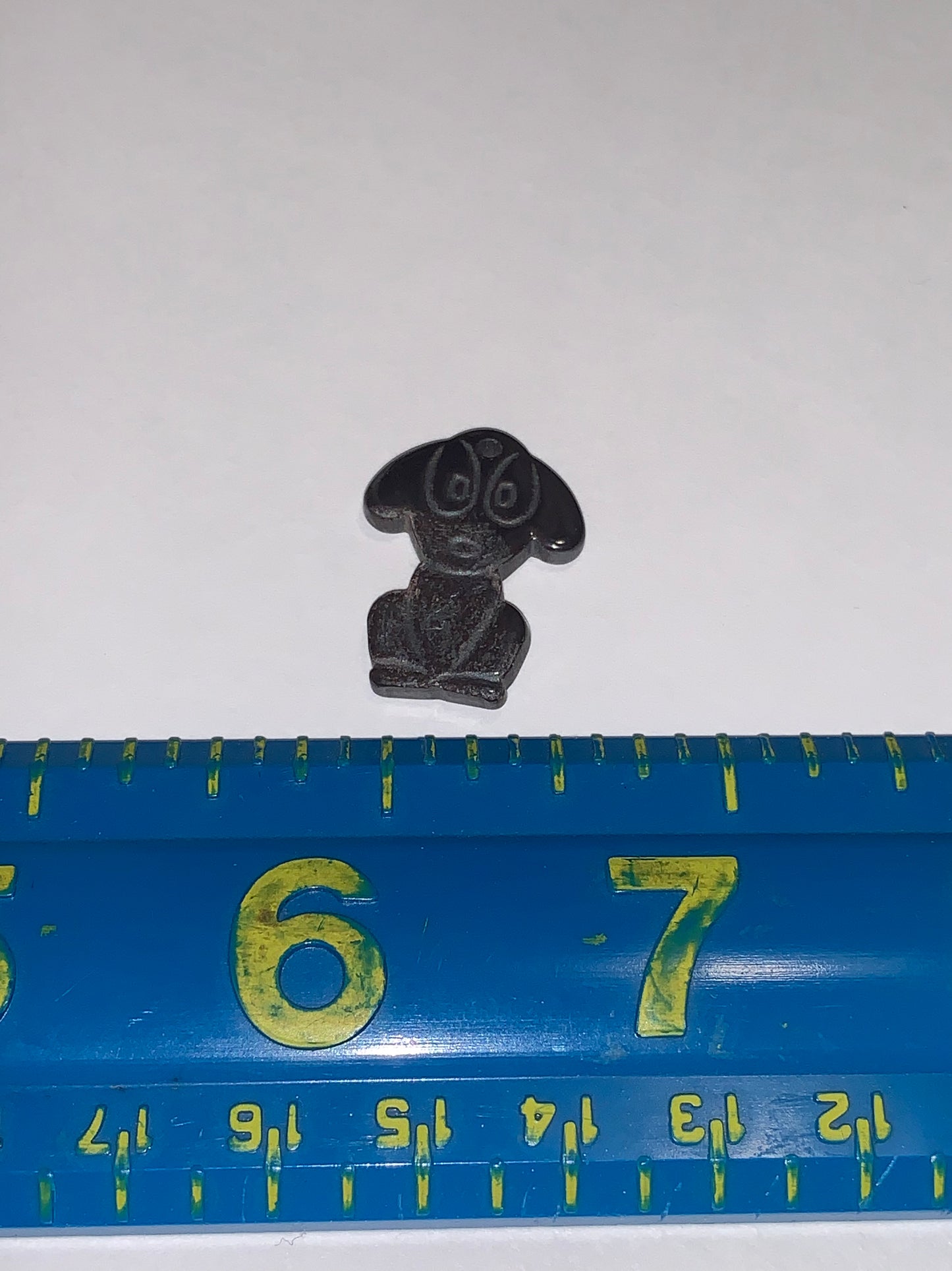 Hematite Dog Pendant