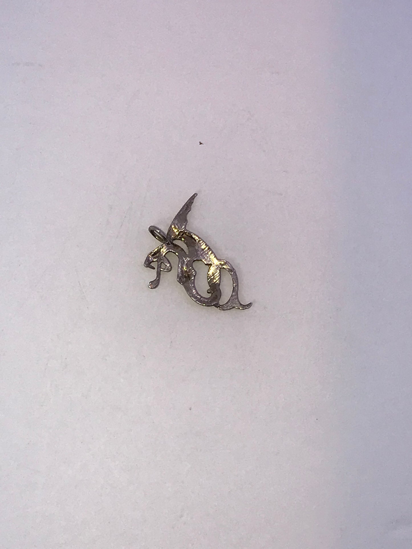 Sterling Silver Hissy Dragon Pendant, Small