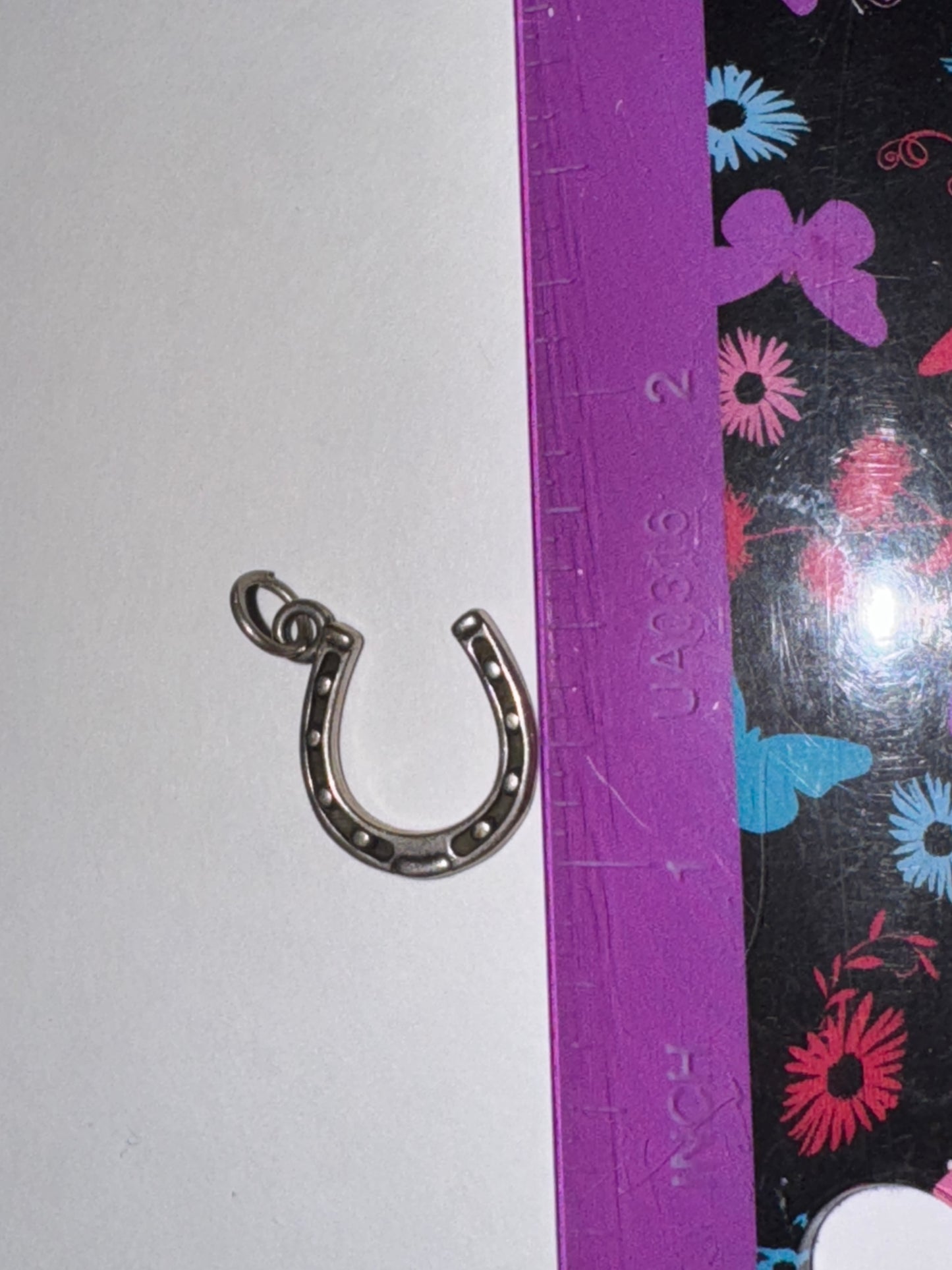 Sterling Silver Lucky Horseshoe Charm