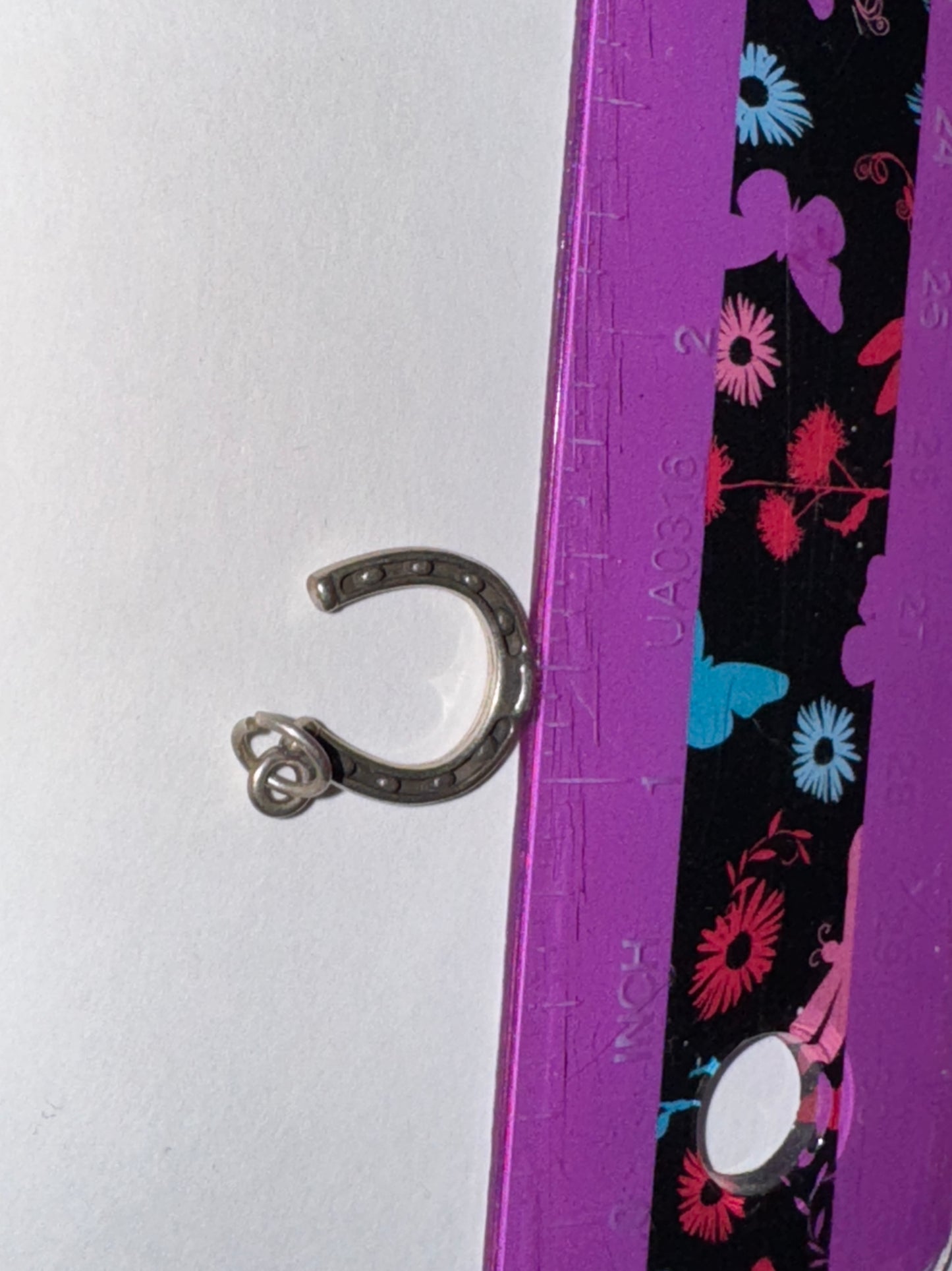 Sterling Silver Lucky Horseshoe Charm