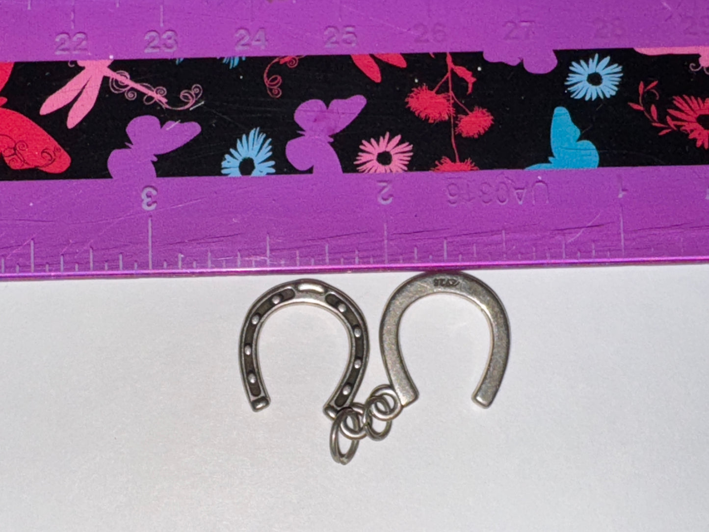 Sterling Silver Lucky Horseshoe Charm