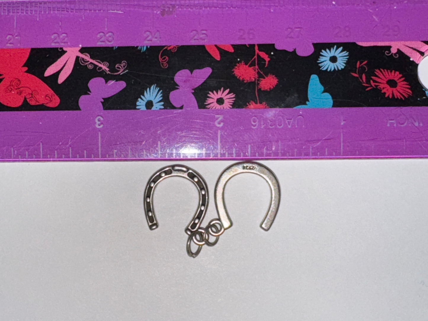 Sterling Silver Lucky Horseshoe Charm