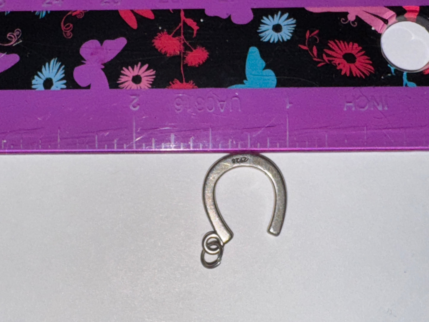 Sterling Silver Lucky Horseshoe Charm