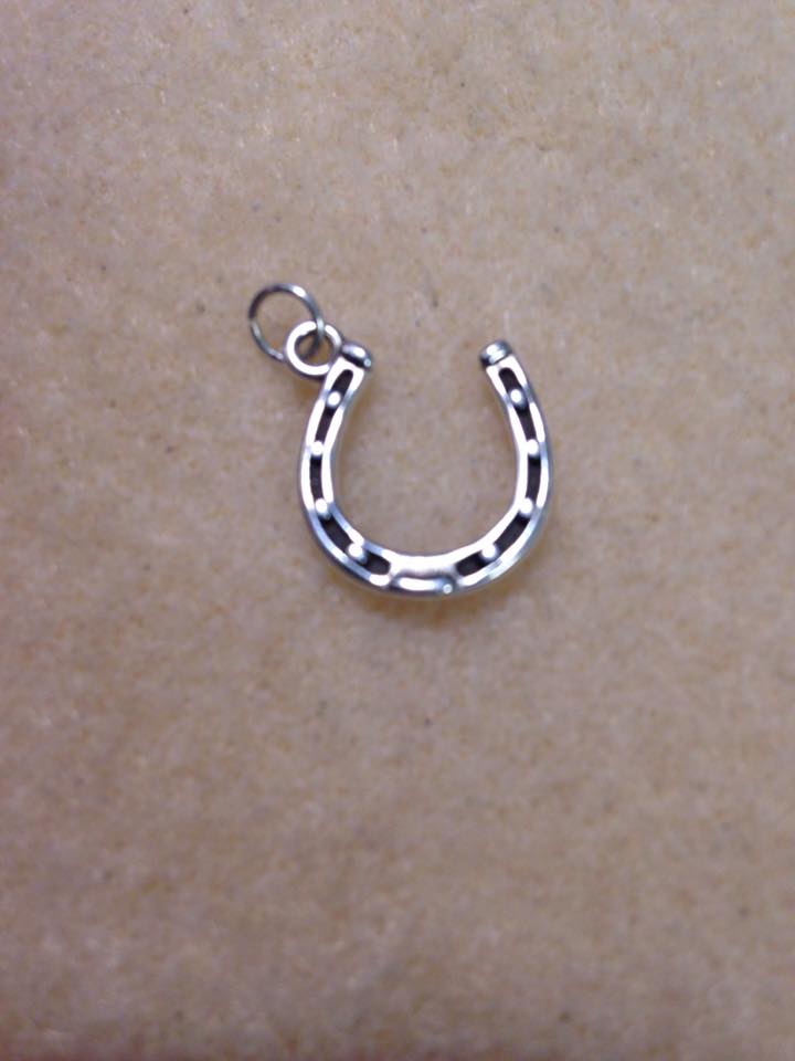 Sterling Silver Lucky Horseshoe Charm