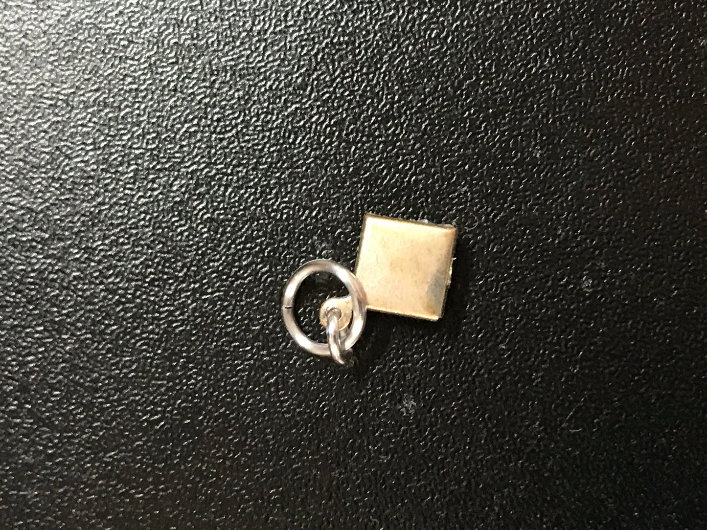 Tiny Howlite Square Pendant