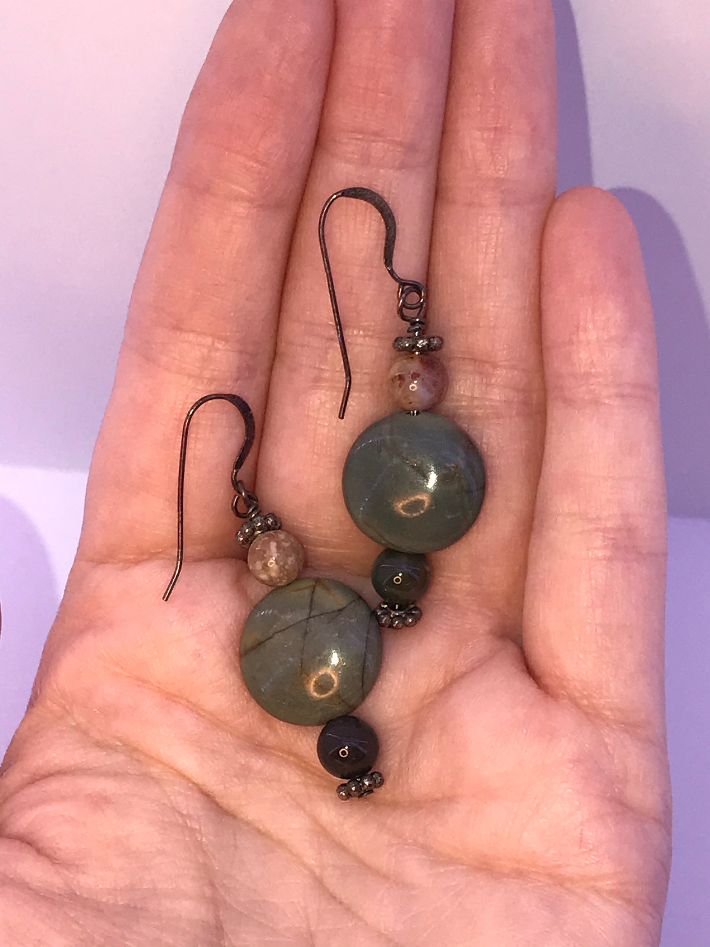 Jasper Dangle Earrings