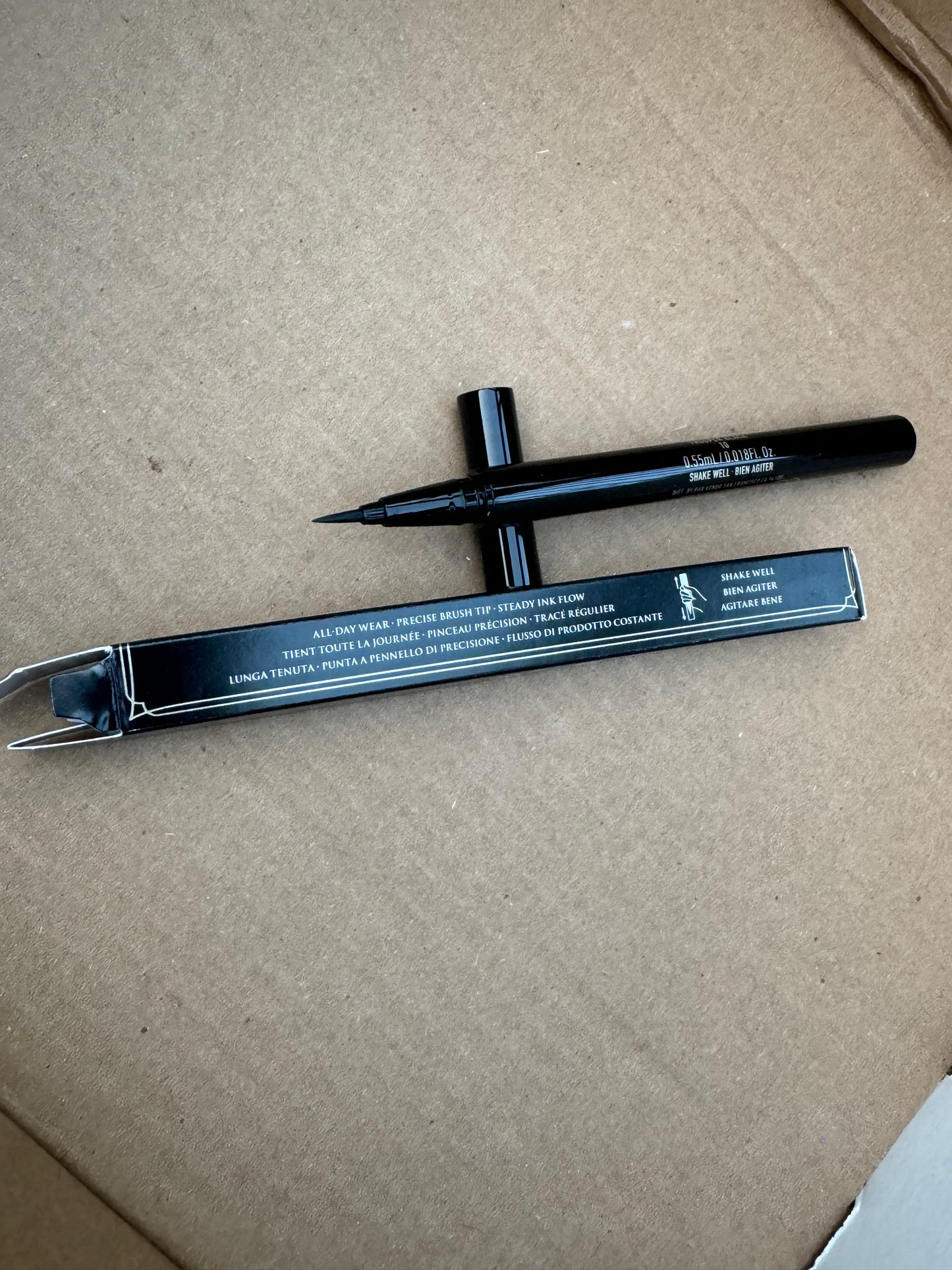 KVD Vegan Beauty Tattoo Liner Waterproof Liquid Eyeliner in Trooper Black, BNIB