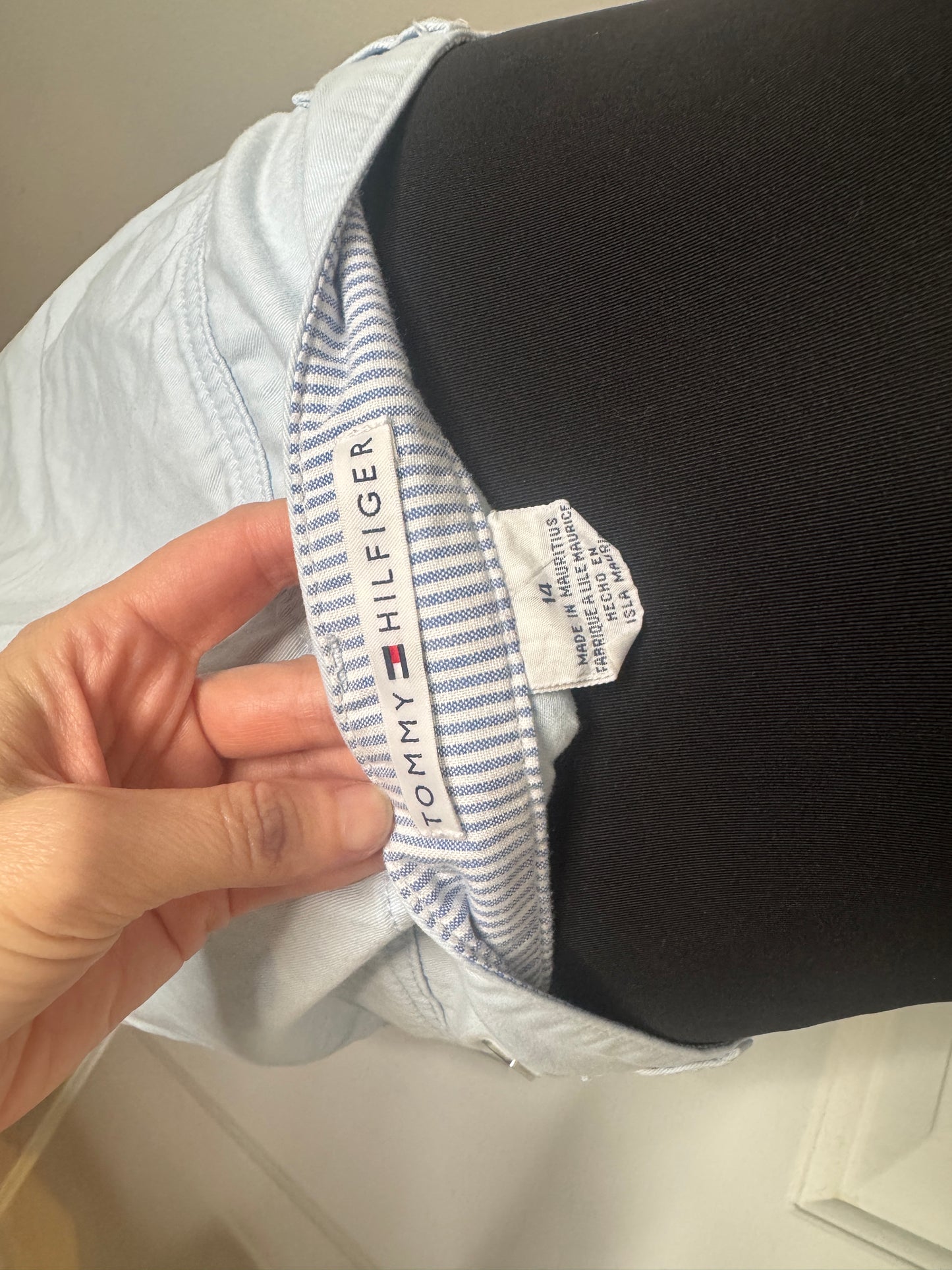 Light Blue Tommy Hilfiger Shorts, Size 14