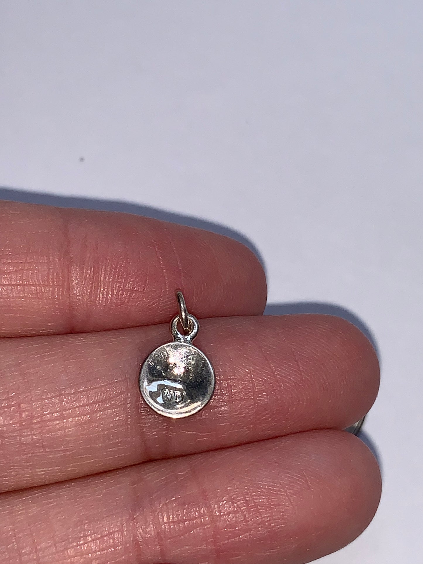 Silver Plated Lotus Charm