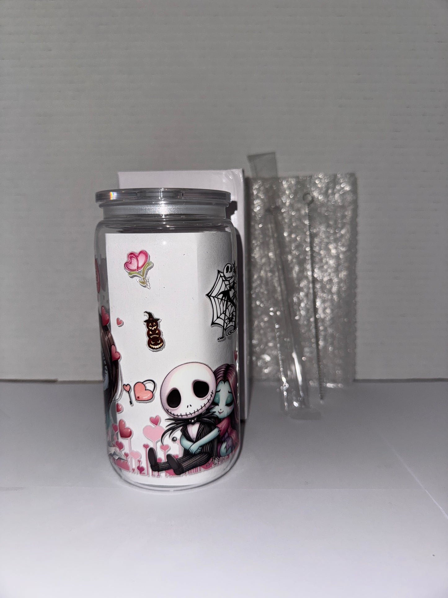 Halloween Love Dolls 16 Oz Plastic Cup, With Love hearts