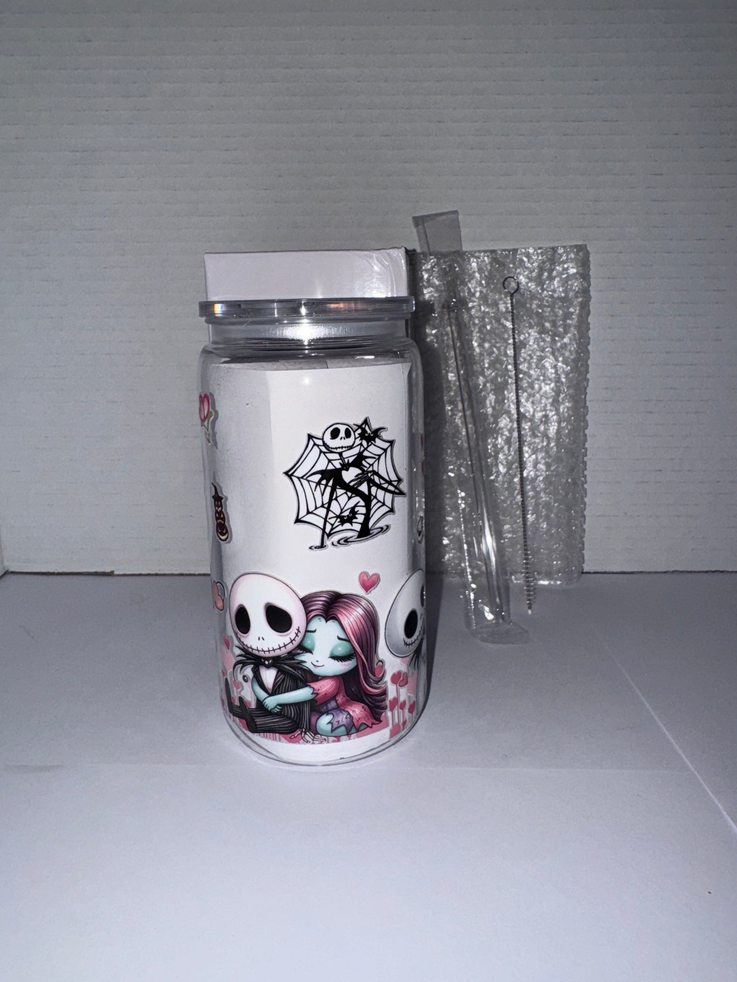 Halloween Love Dolls 16 Oz Plastic Cup, With Love hearts