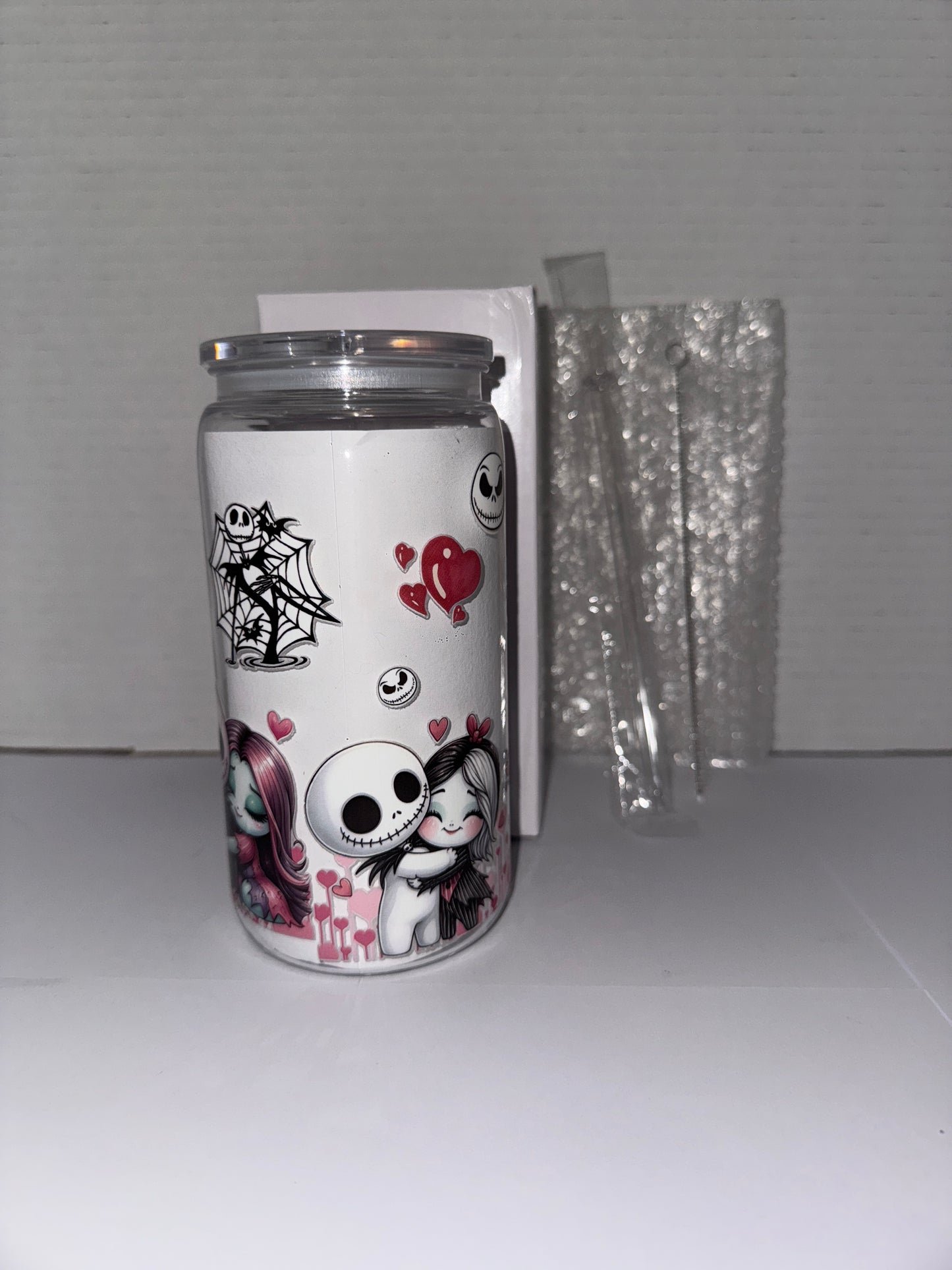Halloween Love Dolls 16 Oz Plastic Cup, With Love hearts