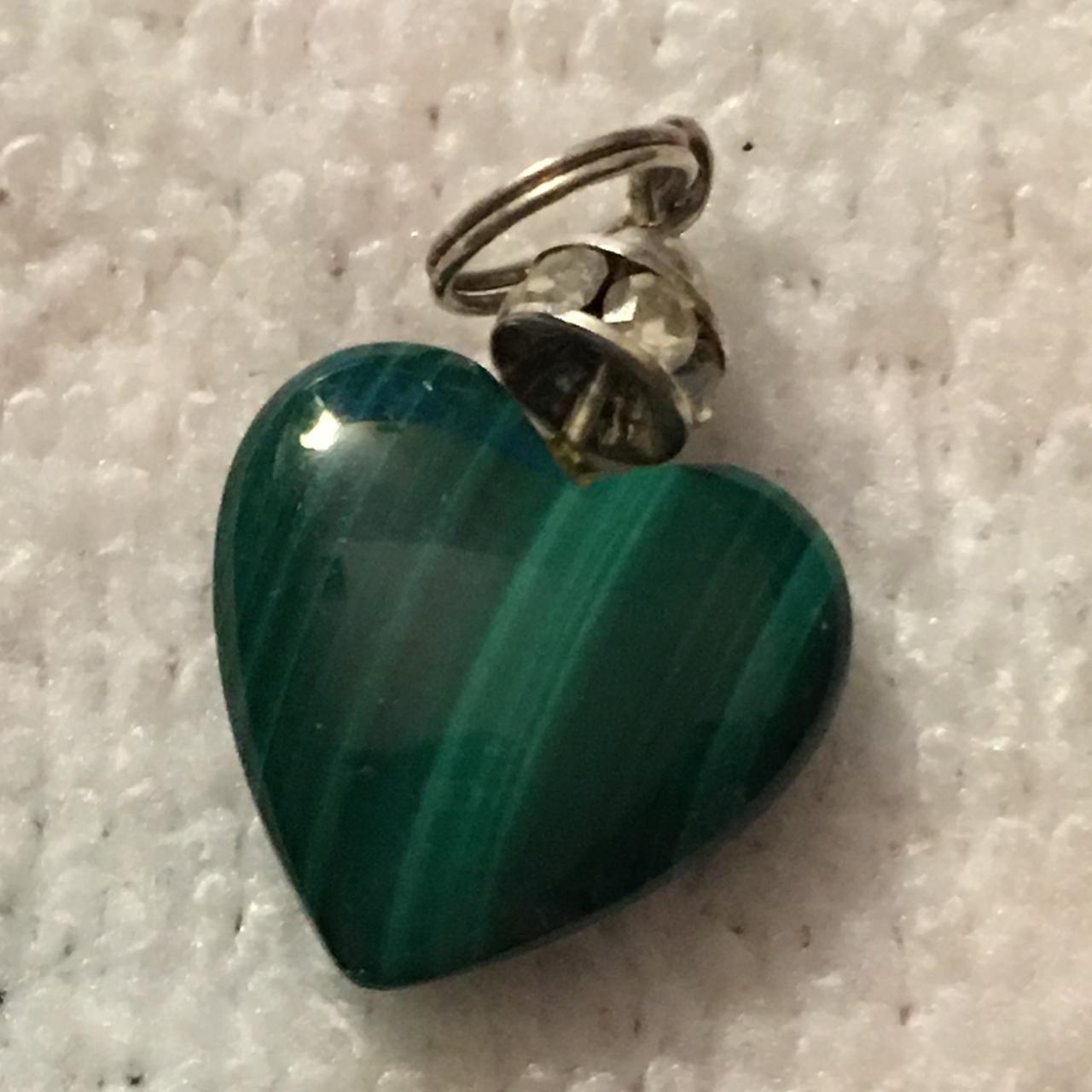 Malachite Heart Pendant